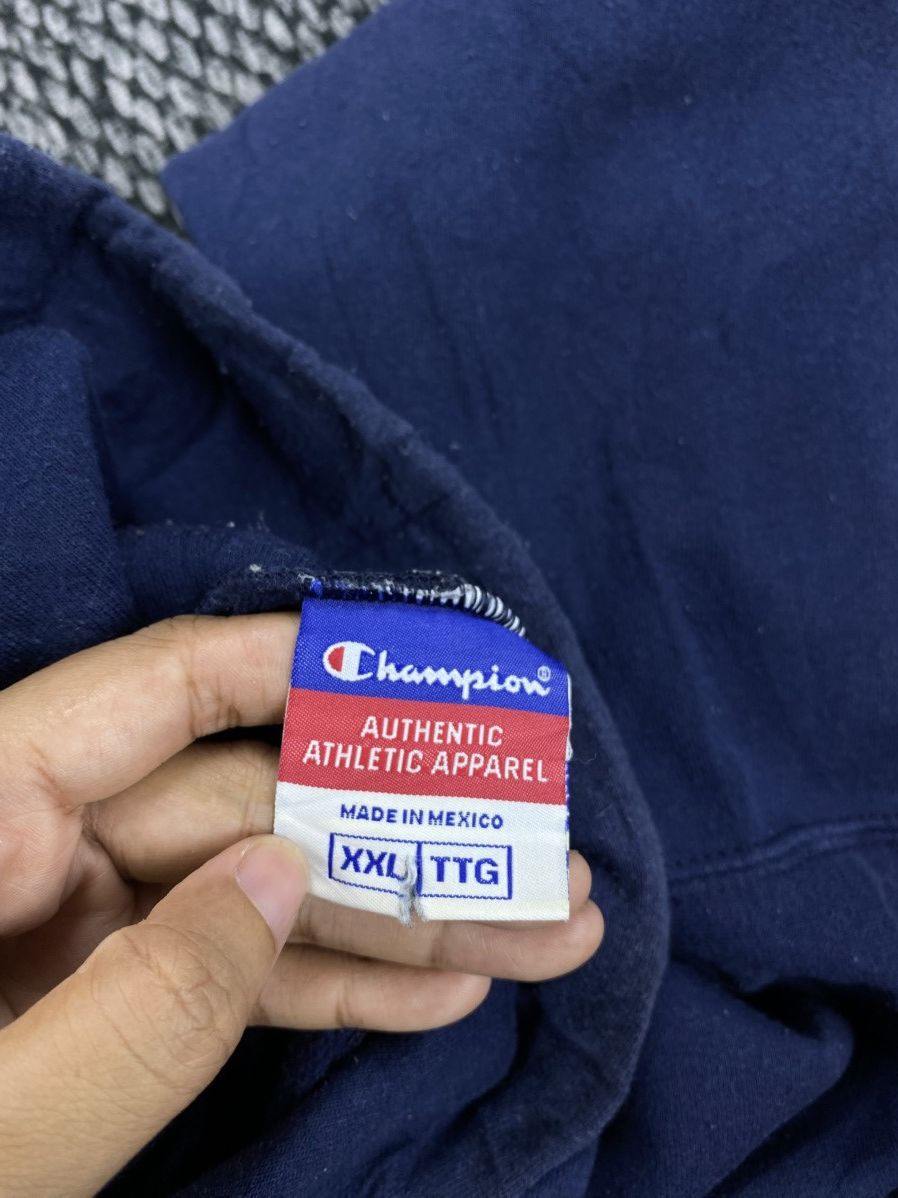 Champion Vintage Champion New York City Spellout Sweatshirt Hoodie Size US XL / EU 56 / 4 - 7 Thumbnail