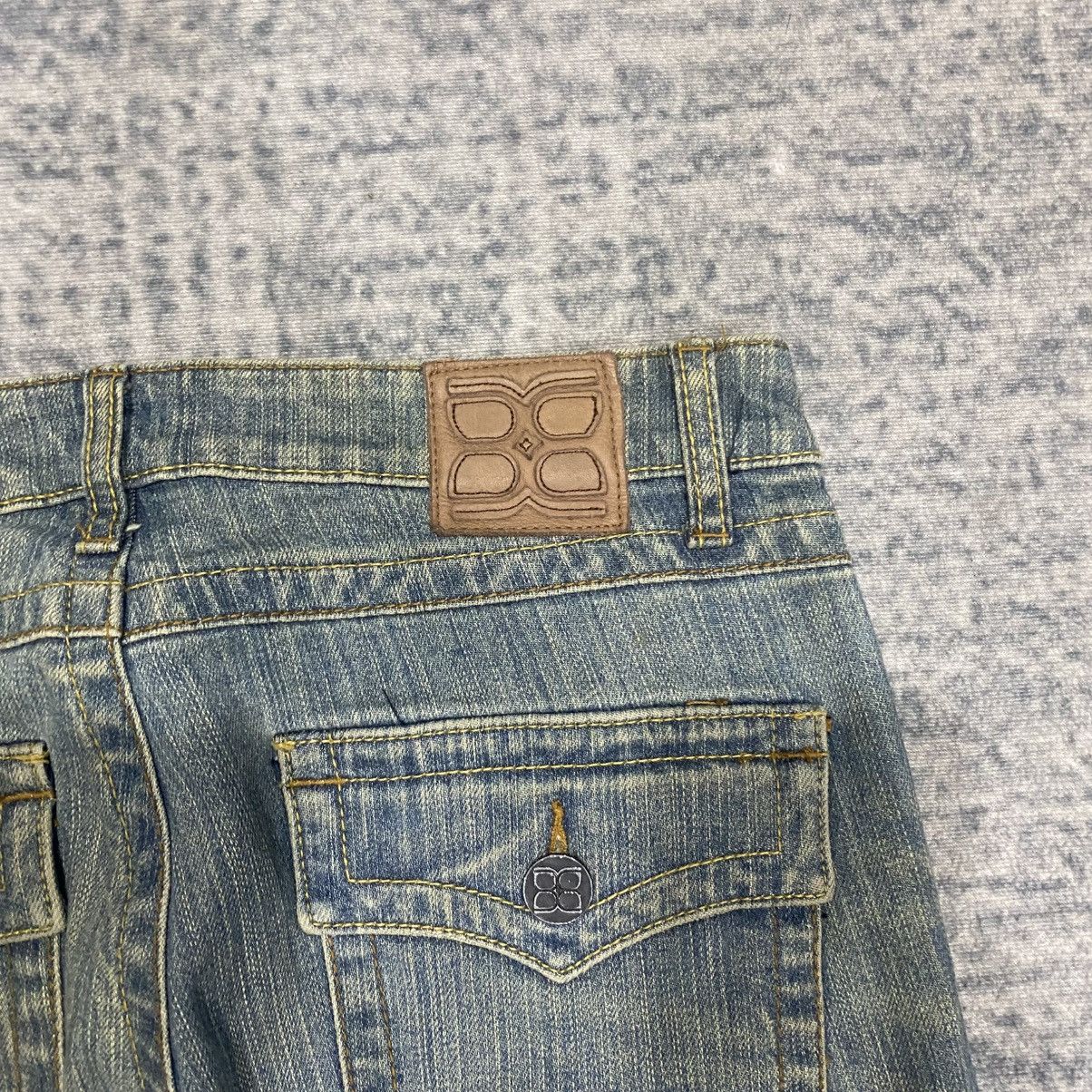 Japanese Brand Flared🔥 BCBGMAXAZRIA Mud Wash Bootcut Jeans LGB 90s Size US 30 / EU 46 - 13 Thumbnail