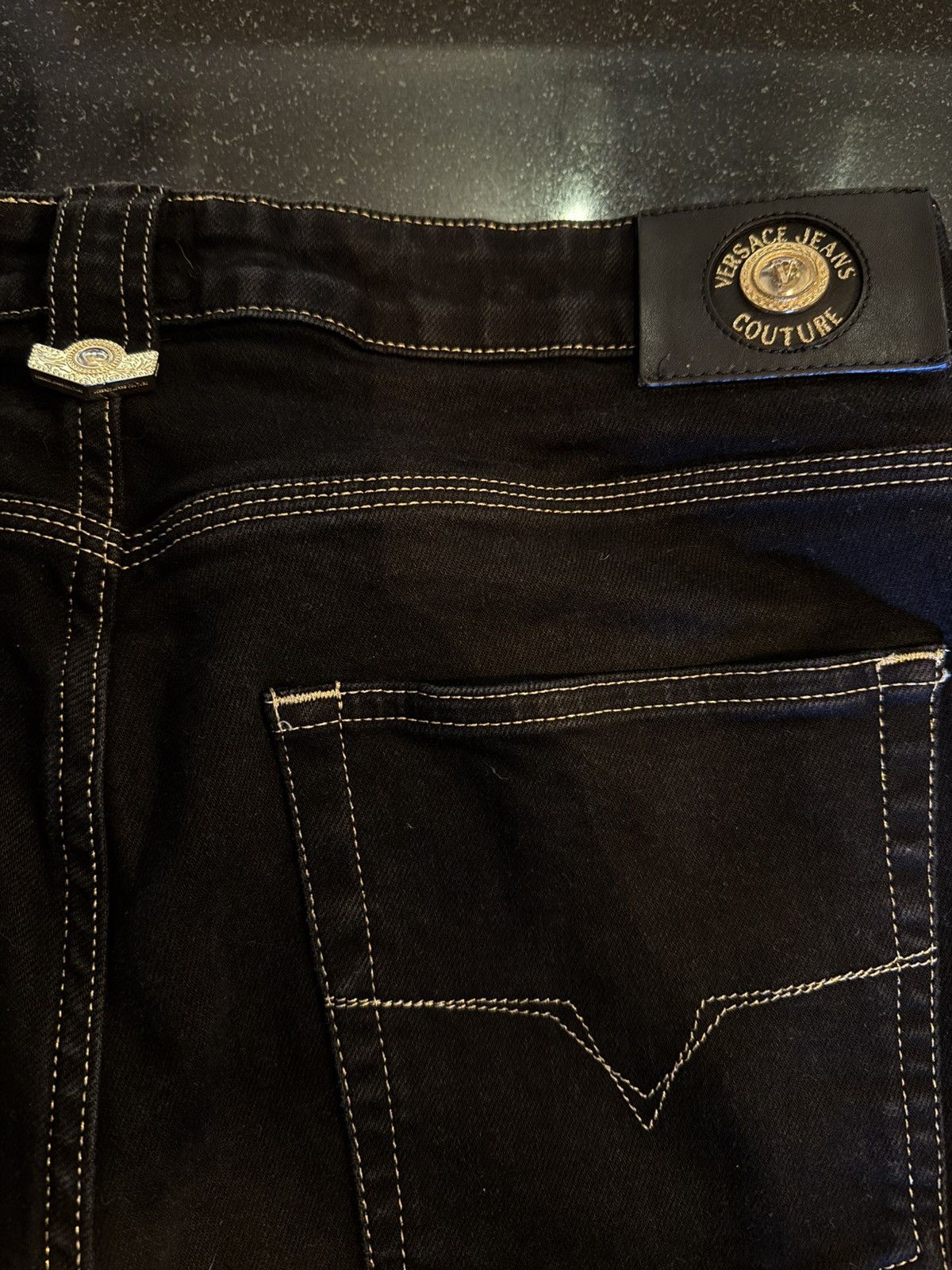 Versace Jeans Couture Versace jeans couture black denim jeans Size US 34 / EU 50 - 5 Thumbnail