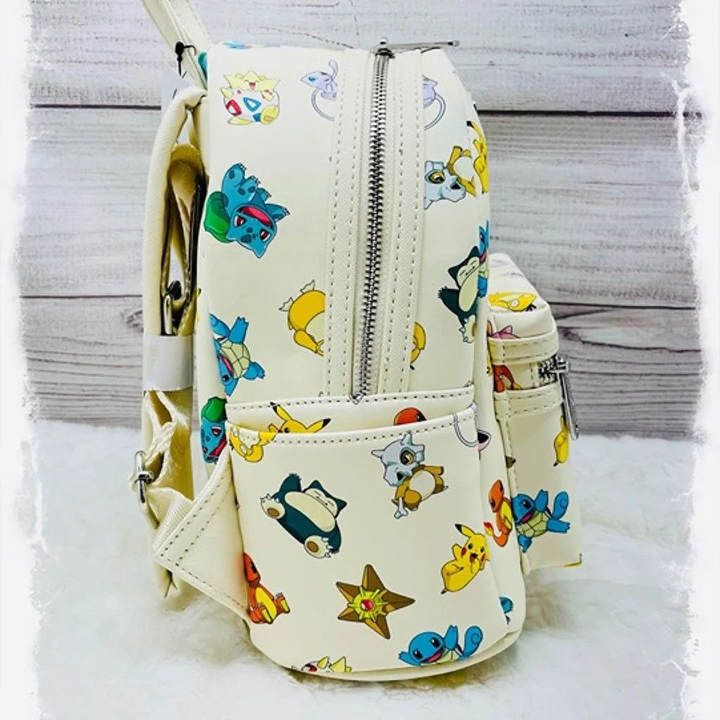 Disney Loungefly Pokemon Character Allover AOP Backpack Pikachu Bu Size ONE SIZE - 2 Thumbnail