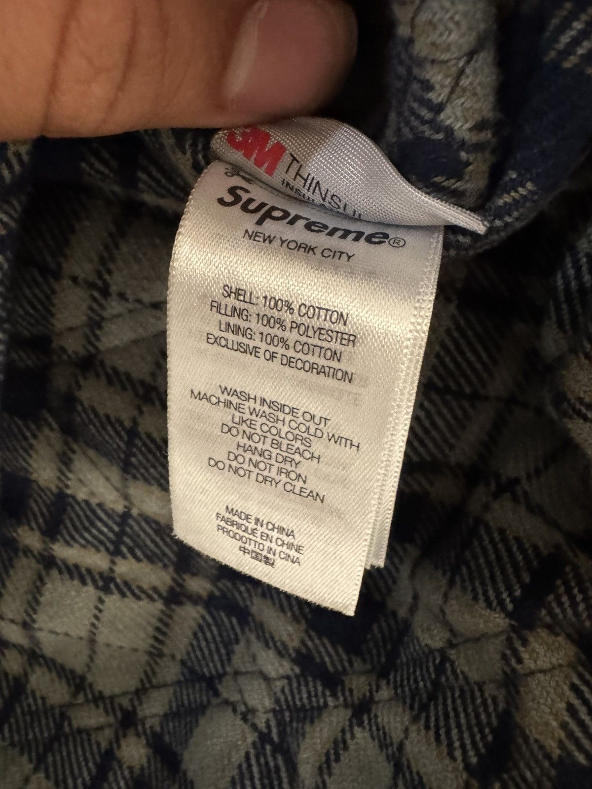 Supreme Supreme Reflective Arc Hooded Work Jacket Denim Sz S used Size US S / EU 44-46 / 1 - 8 Thumbnail