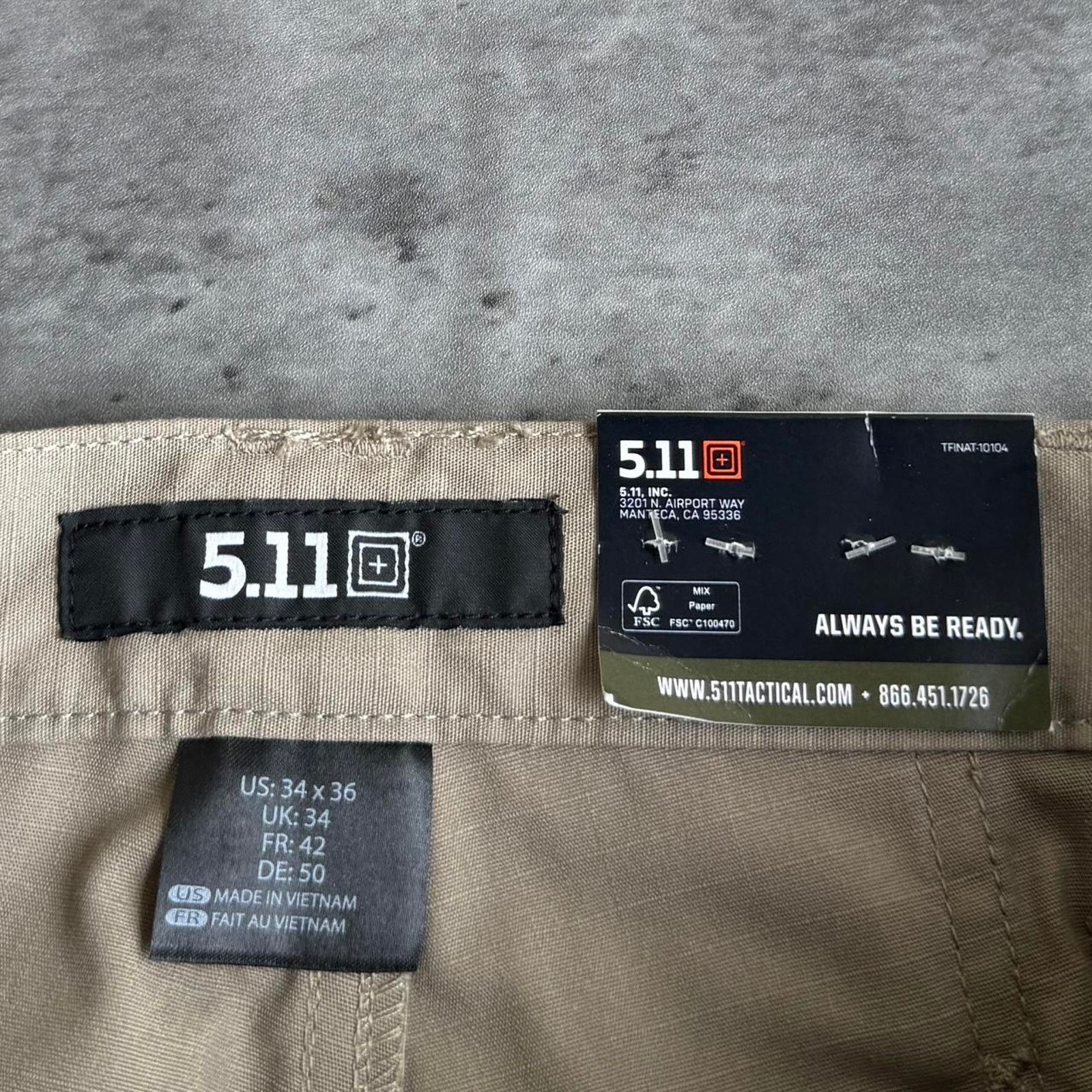 5.11 × Carhartt × Vintage 5.11 Baggy Cargo Skater Grunge Cyber Technical Utility Pants Size US 34 / EU 50 - 4 Thumbnail