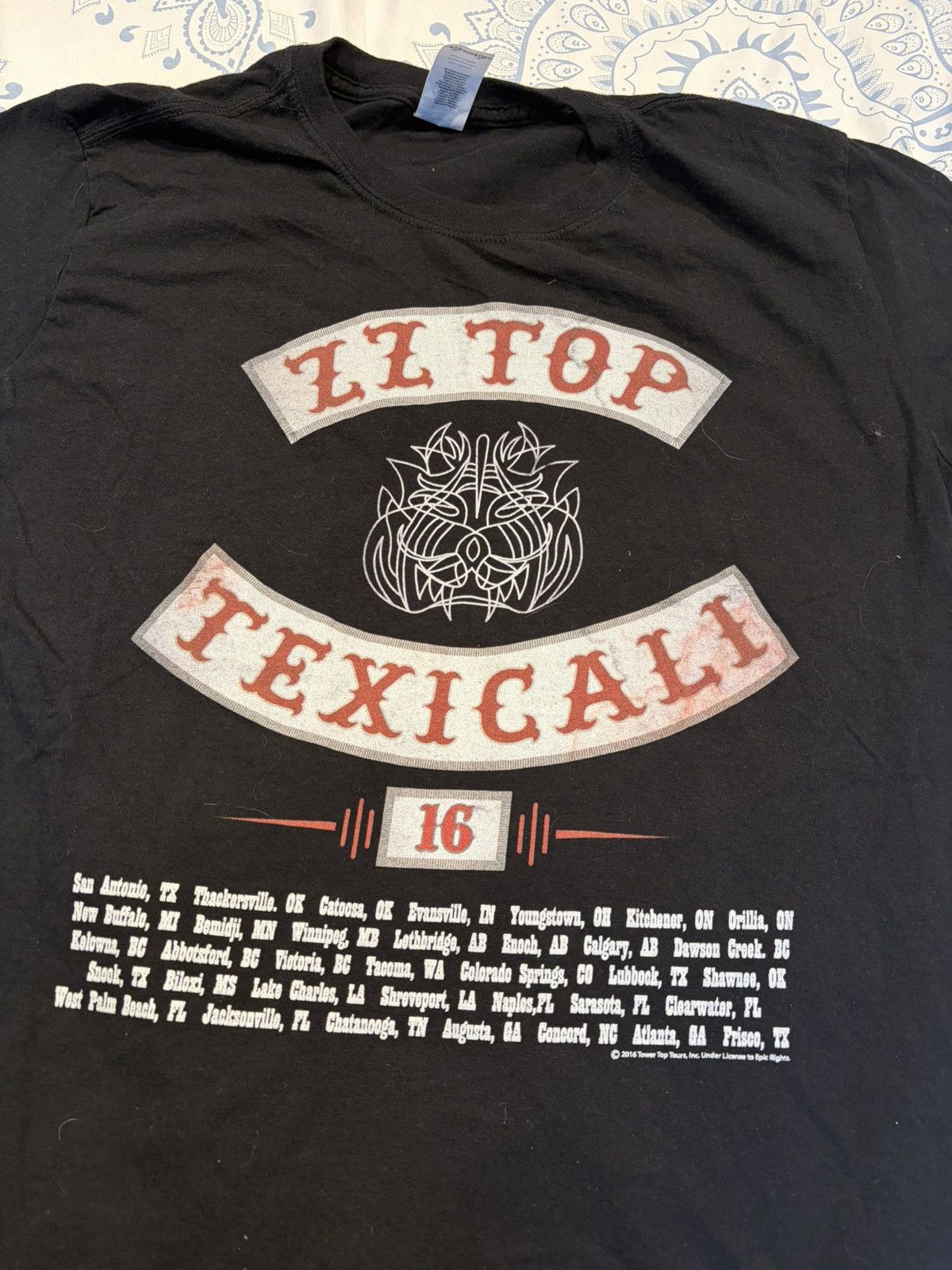 Vintage ZZ Top Shirt Large Size US L / EU 52-54 / 3 - 2 Thumbnail