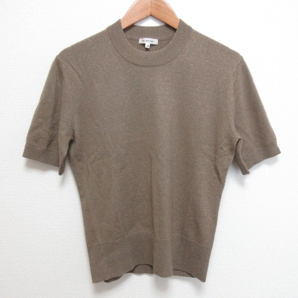 Other Other BLAMINK Wool Lame Short Sleeve Knit Others Tops 7918-106-0112 DUTY FREE for USA Size ONE SIZE - 1 Thumbnail