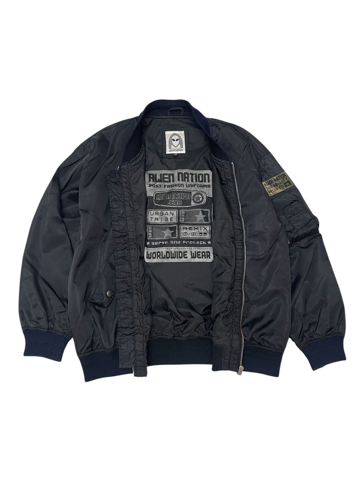 Alien Workshop Vintage ALIEN NATION JEANS Bombers Jacket Size US XL / EU 56 / 4 - 1 Thumbnail