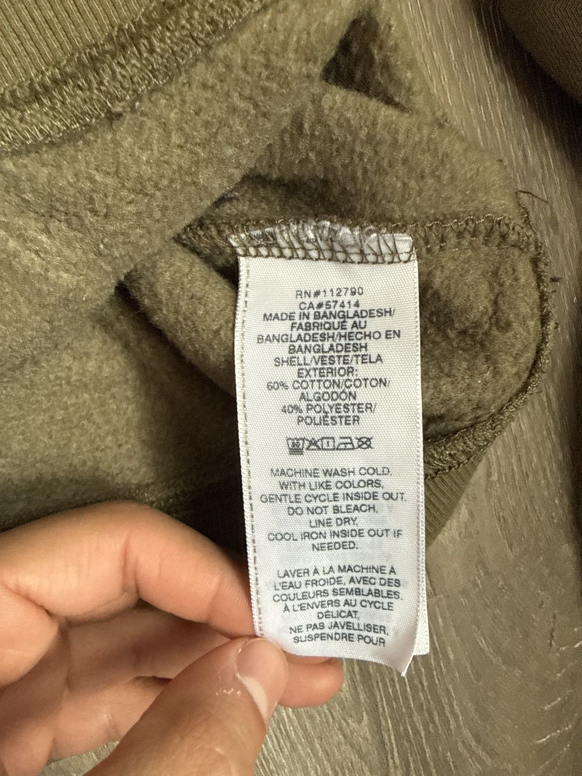 True Religion True Religion Quarter Zip Hoodie Olive Size Large Stained Size US L / EU 52-54 / 3 - 6 Thumbnail