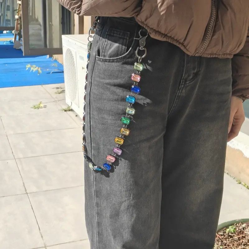 Jewelry Multicolor Waist Wallet Chain Size ONE SIZE - 5 Thumbnail