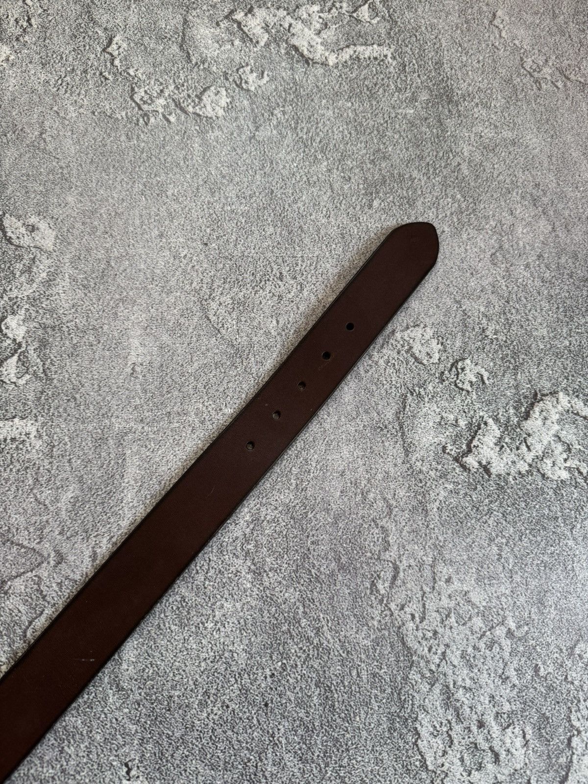 Polo Ralph Lauren × Vintage Polo Ralph Lauren brown leather belt biker cowboy casual Size ONE SIZE - 8 Thumbnail