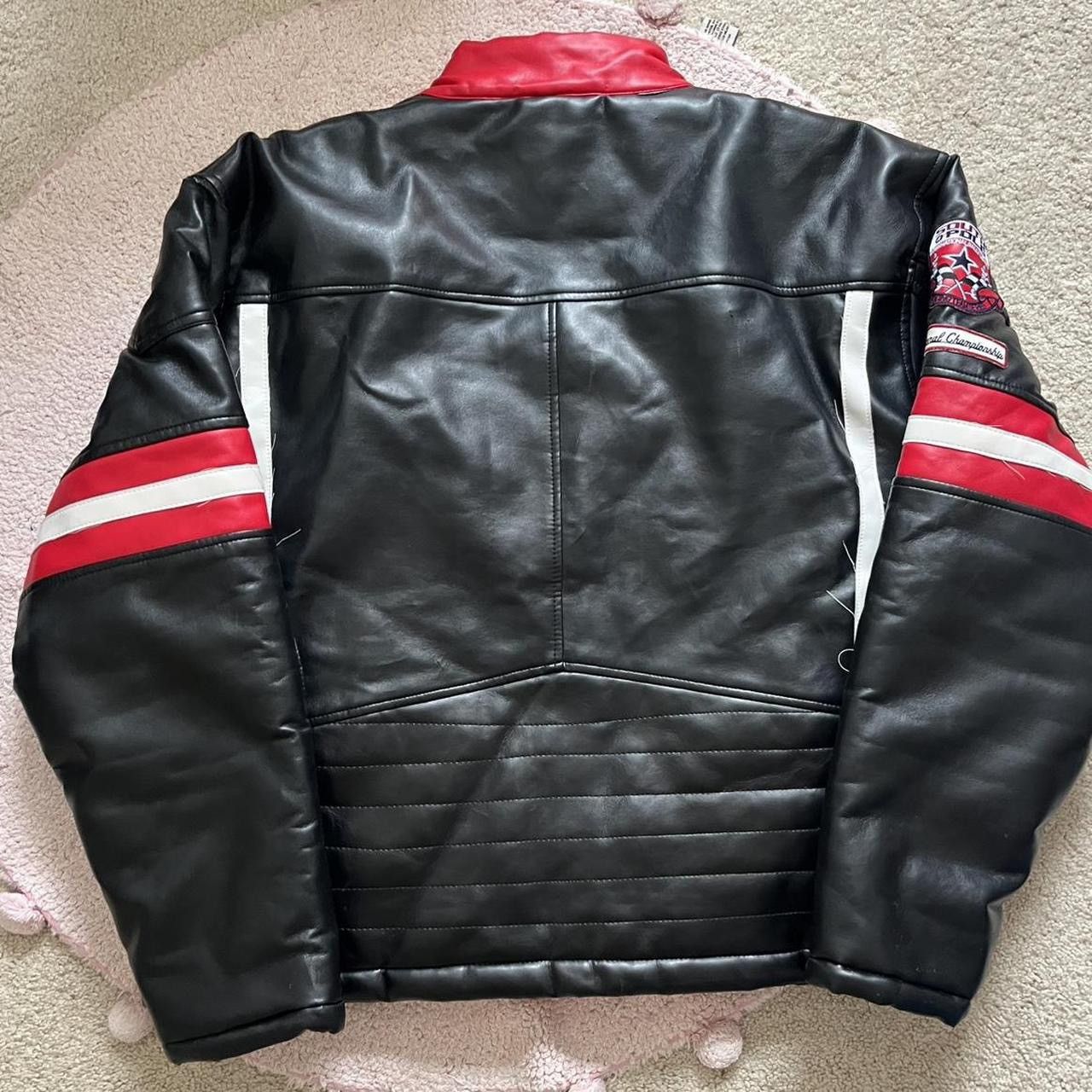 Southpole Rare Southpole red and black leather jacket Size US XXL / EU 58 / 5 - 4 Thumbnail