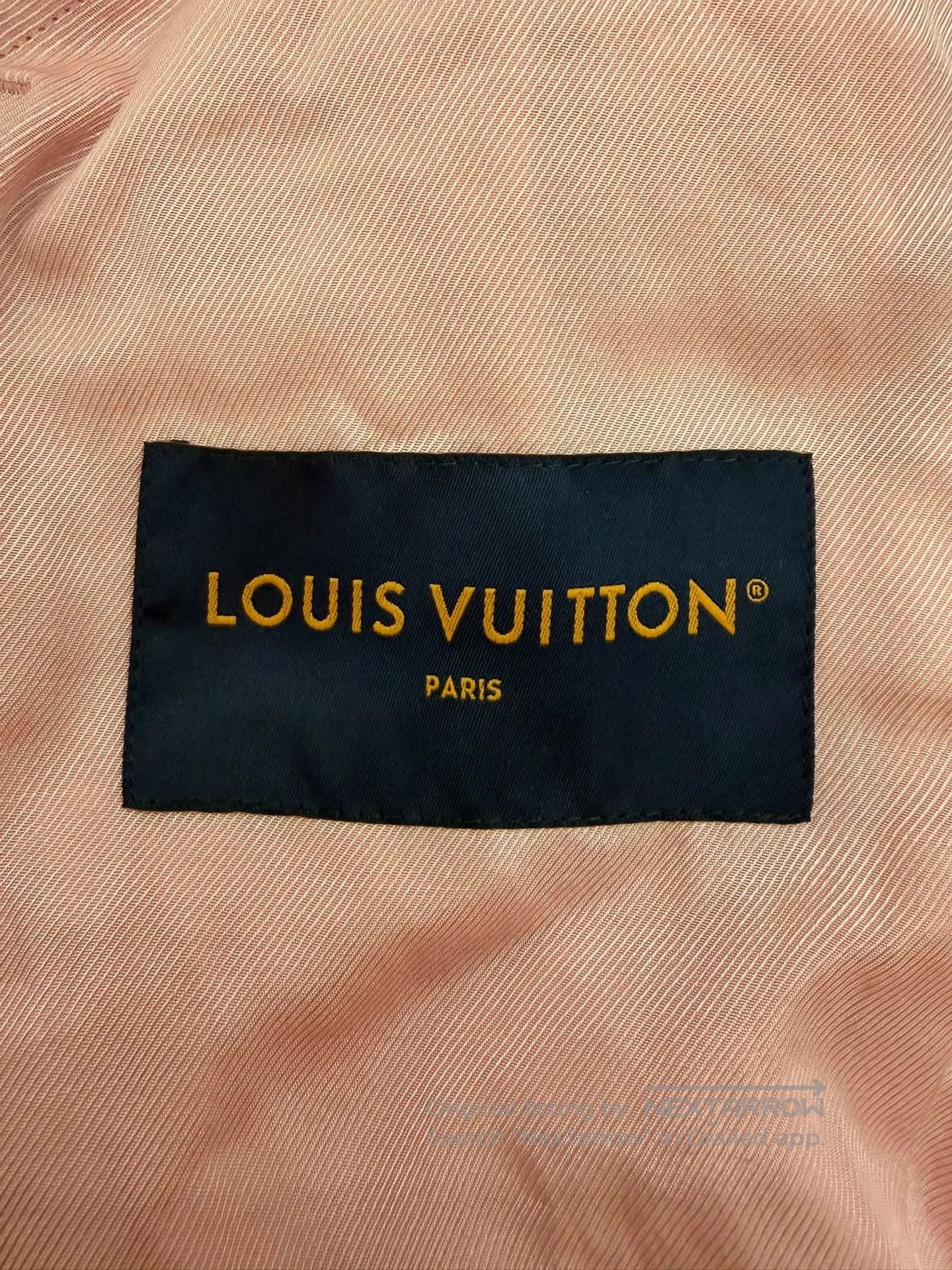 Louis Vuitton Louis Vuitton Pink Flocked Monogram Short Coat. Size XL / US 12-14 / IT 48-50 - 3 Thumbnail