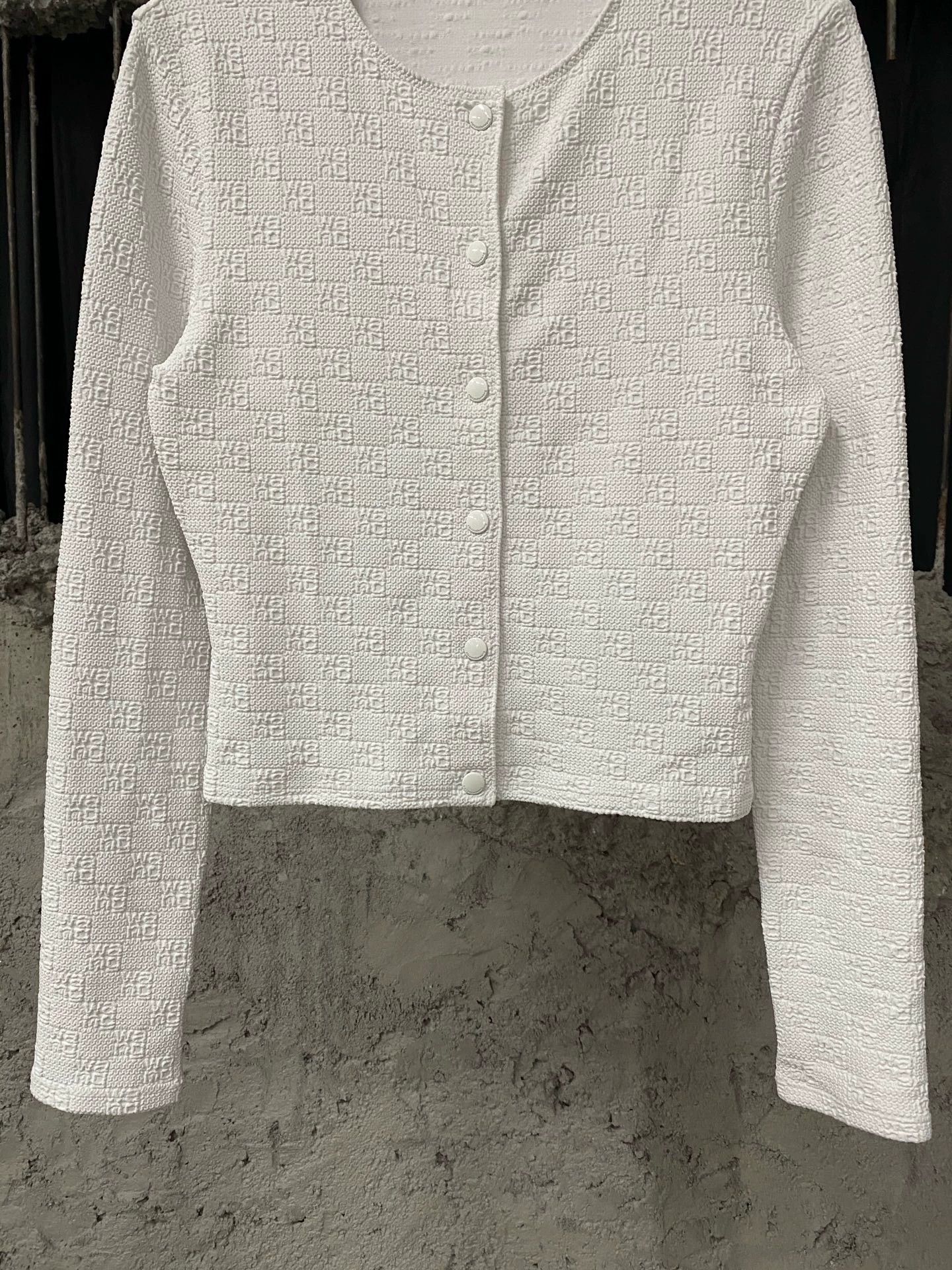 Alexander Wang Alexander Wang All Over Logo Cardigan S New Size S / US 4 / IT 40 - 4 Thumbnail