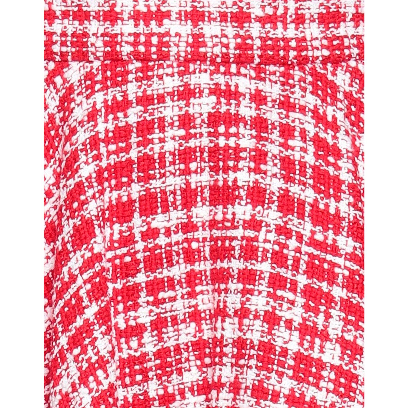 Dolce & Gabbana Dolce & Gabbana Red White Tweed Circle Mini Skirt IT 40 US Size 27" / US 4 / IT 40 - 8 Thumbnail
