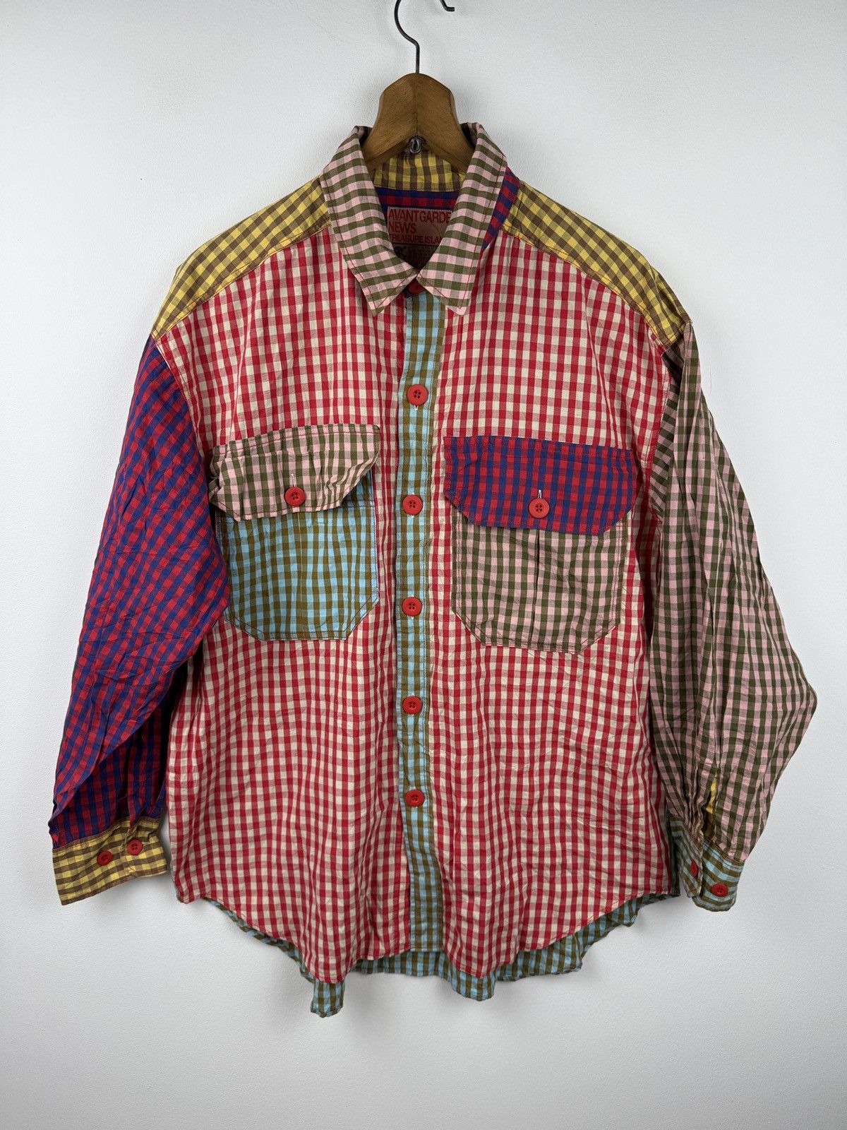 ATM Anthony Thomas Melillo Meli melo multi color long sleeve shirt Size US XL / EU 56 / 4 - 1 Thumbnail