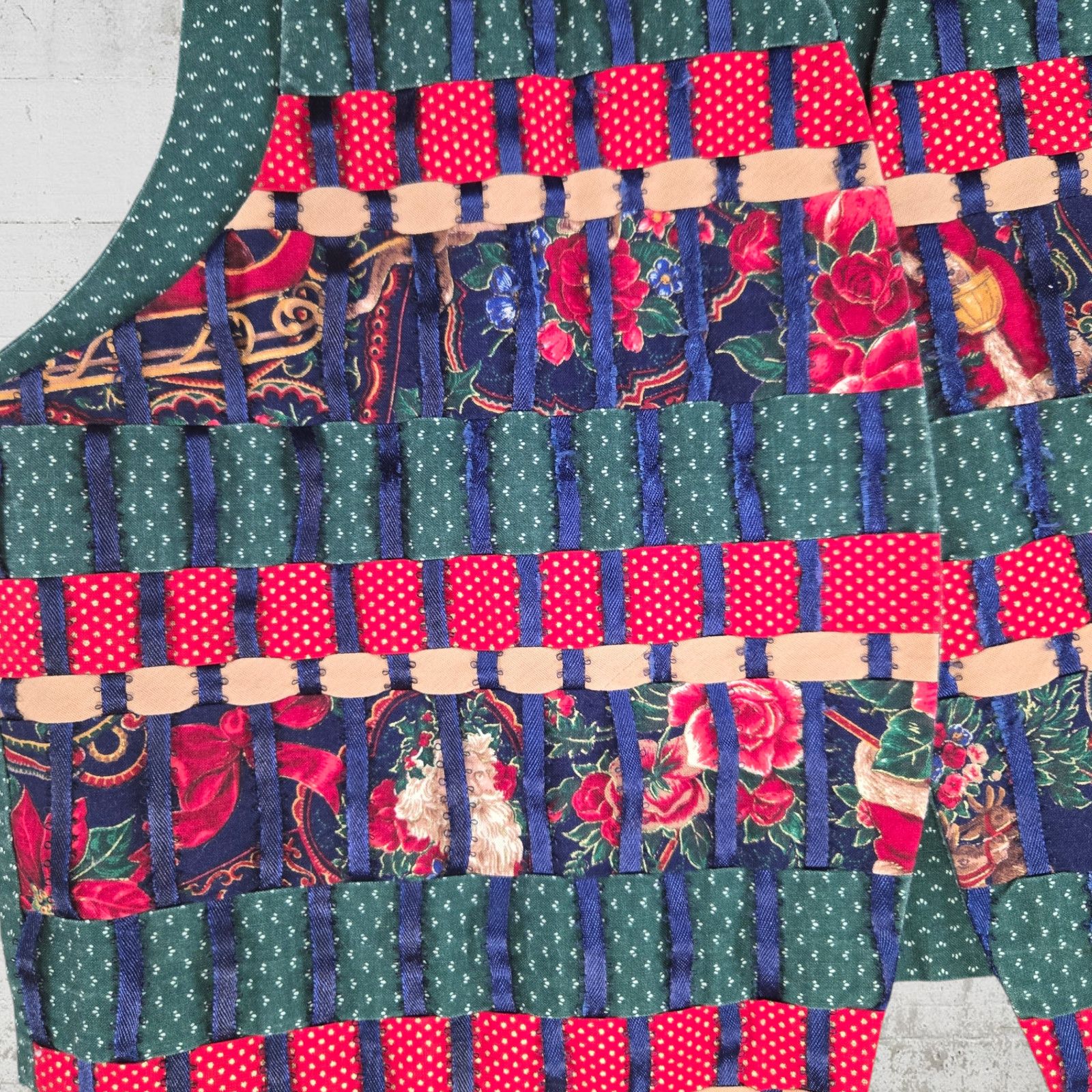 Handmade Vintage Handmade Christmas Open Vest Size Medium Size M / US 6-8 / IT 42-44 - 4 Thumbnail