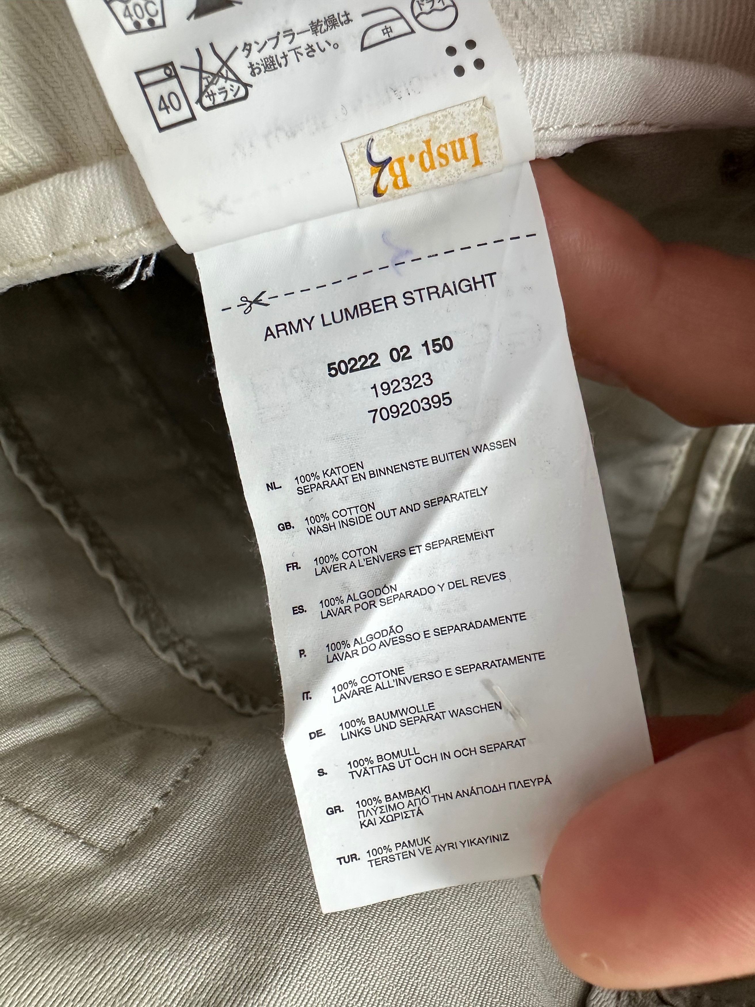 G-Star G-Star Cargo Army Lumber Straight Pants Trousers gray Size US 33 - 13 Thumbnail