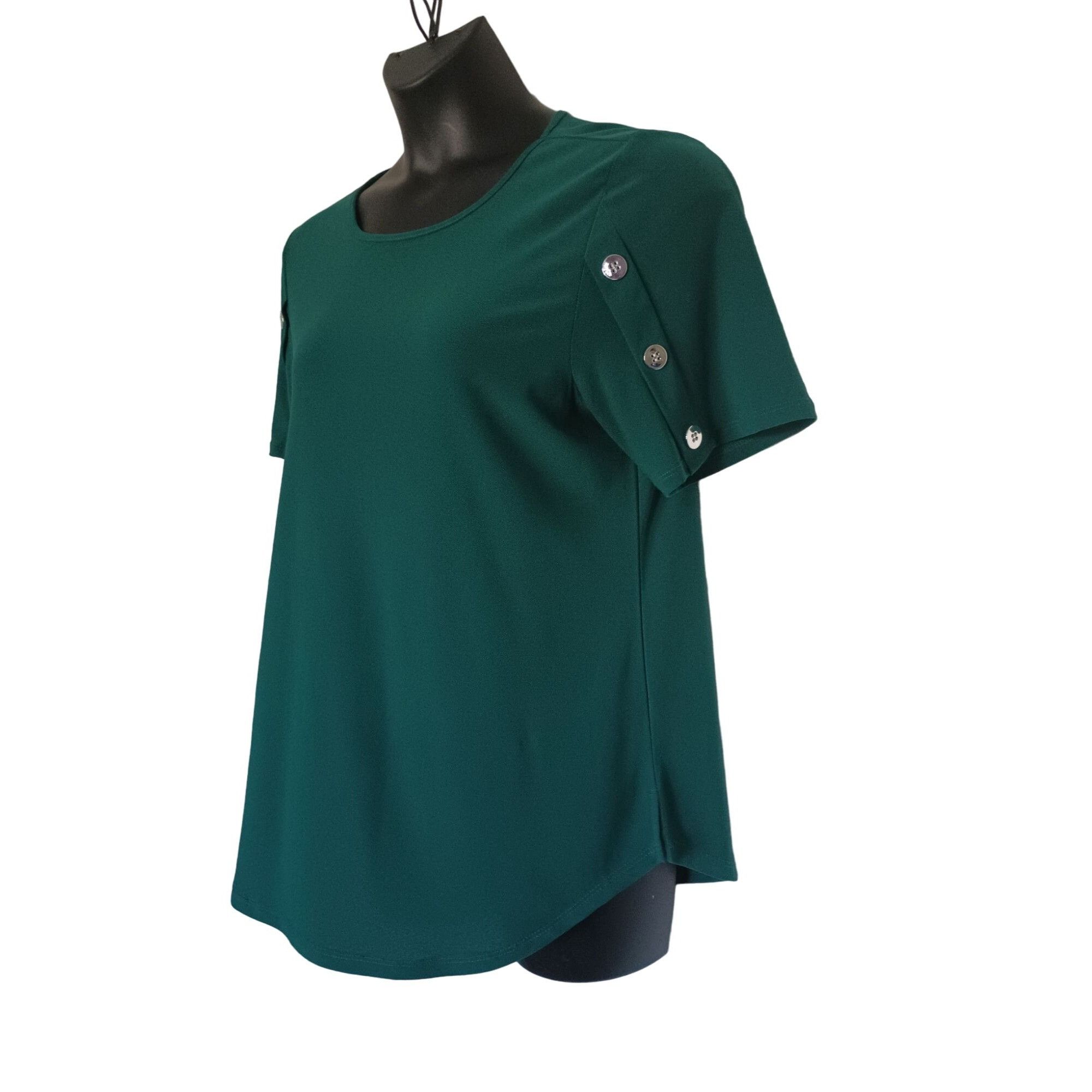 Other 89th & Madison Shirt Women X Large Green Top Blouse Button S Size XL / US 12-14 / IT 48-50 - 3 Thumbnail