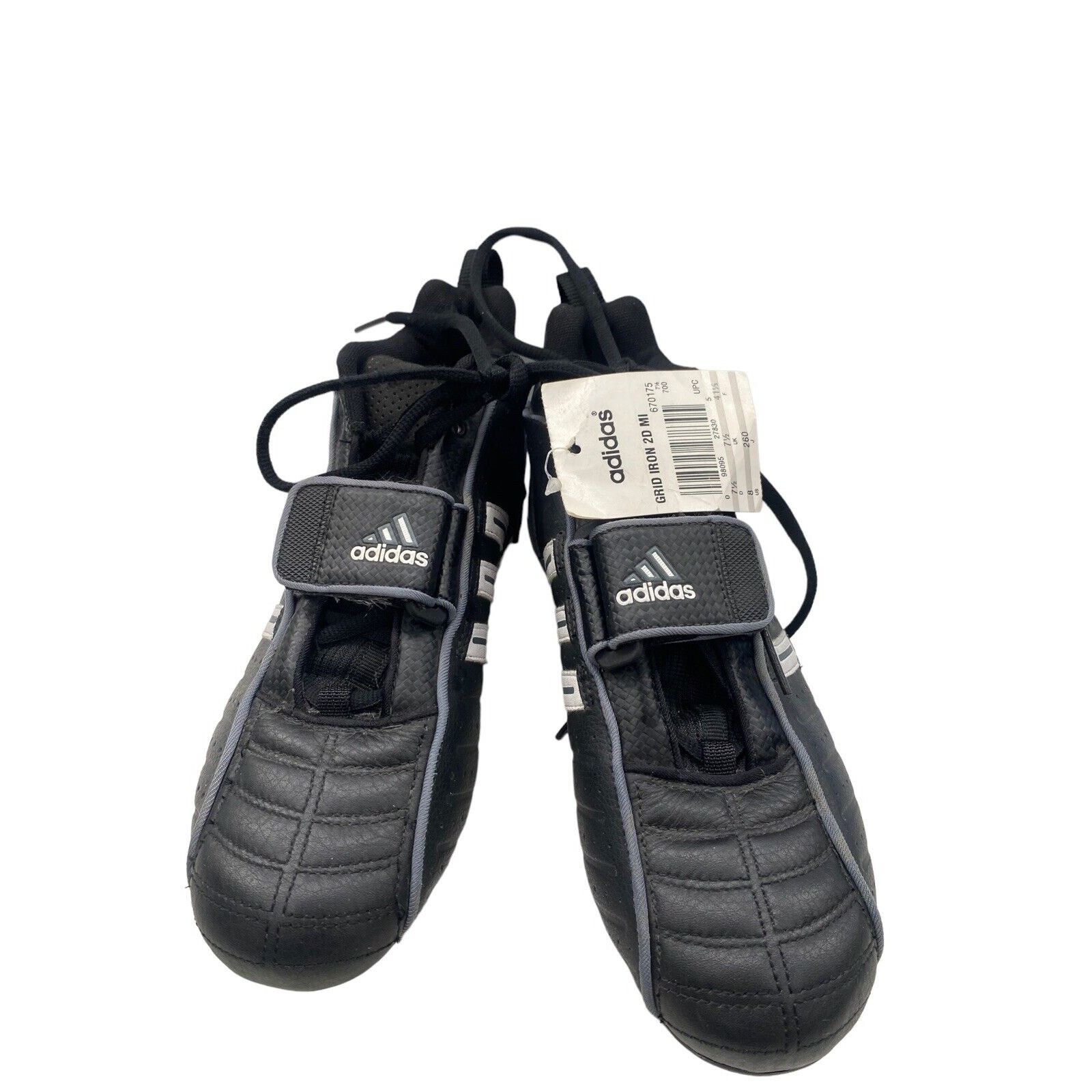Adidas Adidas Grid Iron 2D MI Football Cleats Men's Size 8 Black Size US 8 / EU 41 - 3 Thumbnail