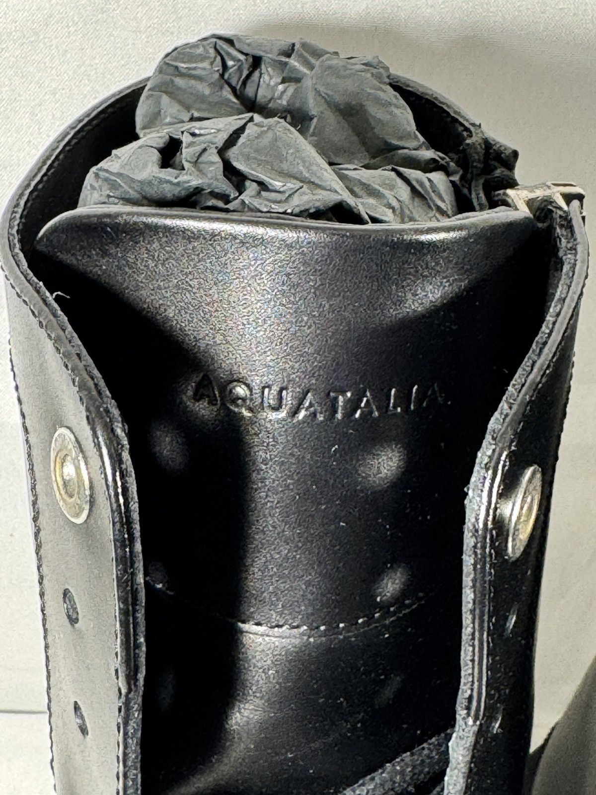 Aquatalia Edmundo Water Repellent Combat Boot M1078 Size US 10.5 / EU 43-44 - 8 Thumbnail