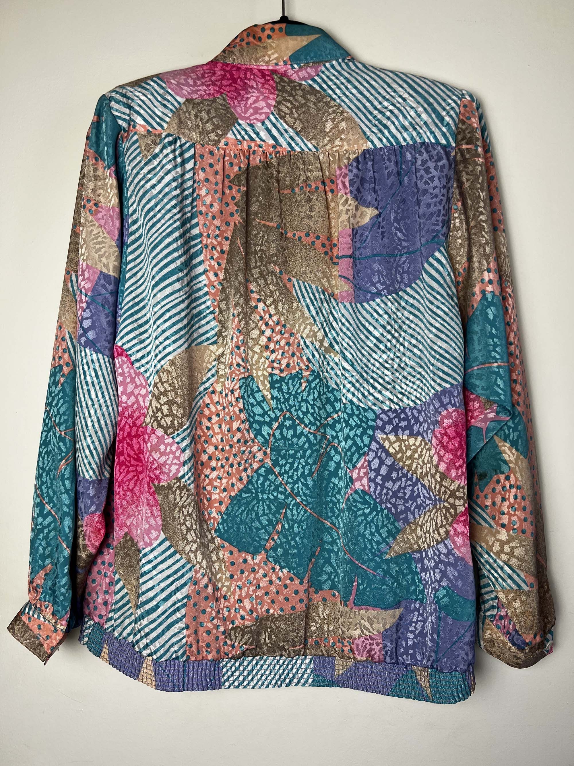 Vintage Vintage 1980's-1990's Da Rue of California Retro Blouse Size L / US 10 / IT 46 - 6 Thumbnail