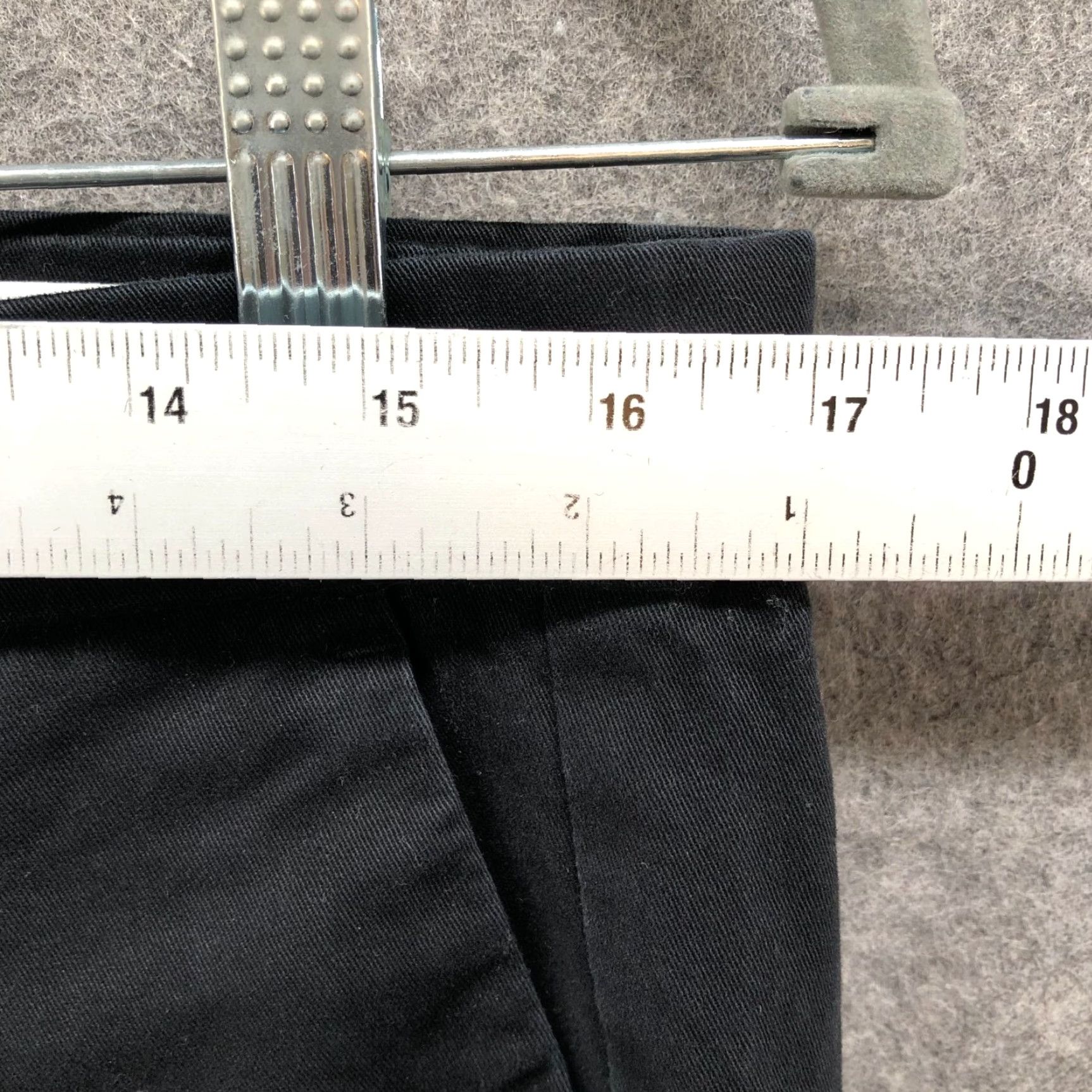 Gap Gap Straight Leg Chino Pants Mens 34x34 Black Stretch Flat Front Size US 34 / EU 50 - 6 Thumbnail