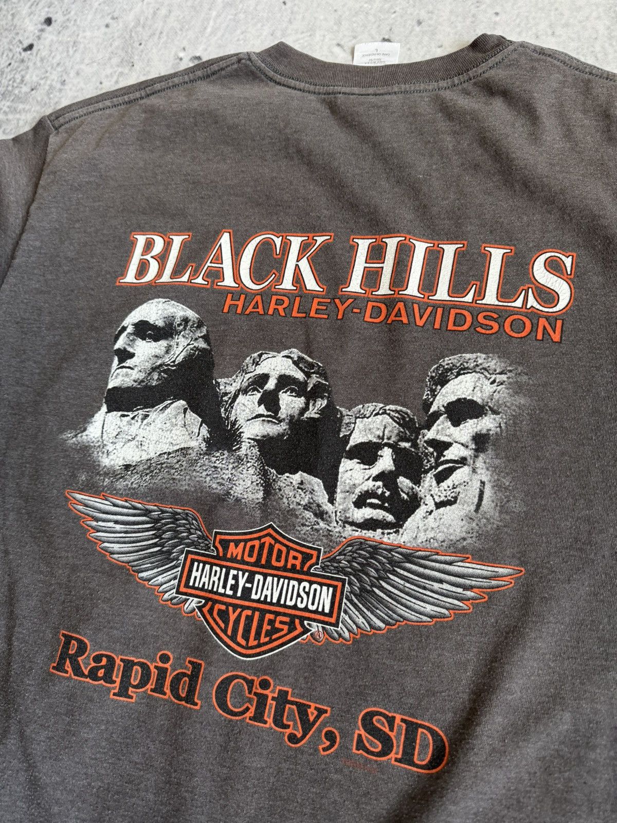 Harley Davidson × Vintage Vintage Harley Davidson retro tee Sturgis Moto Size US L / EU 52-54 / 3 - 8 Thumbnail