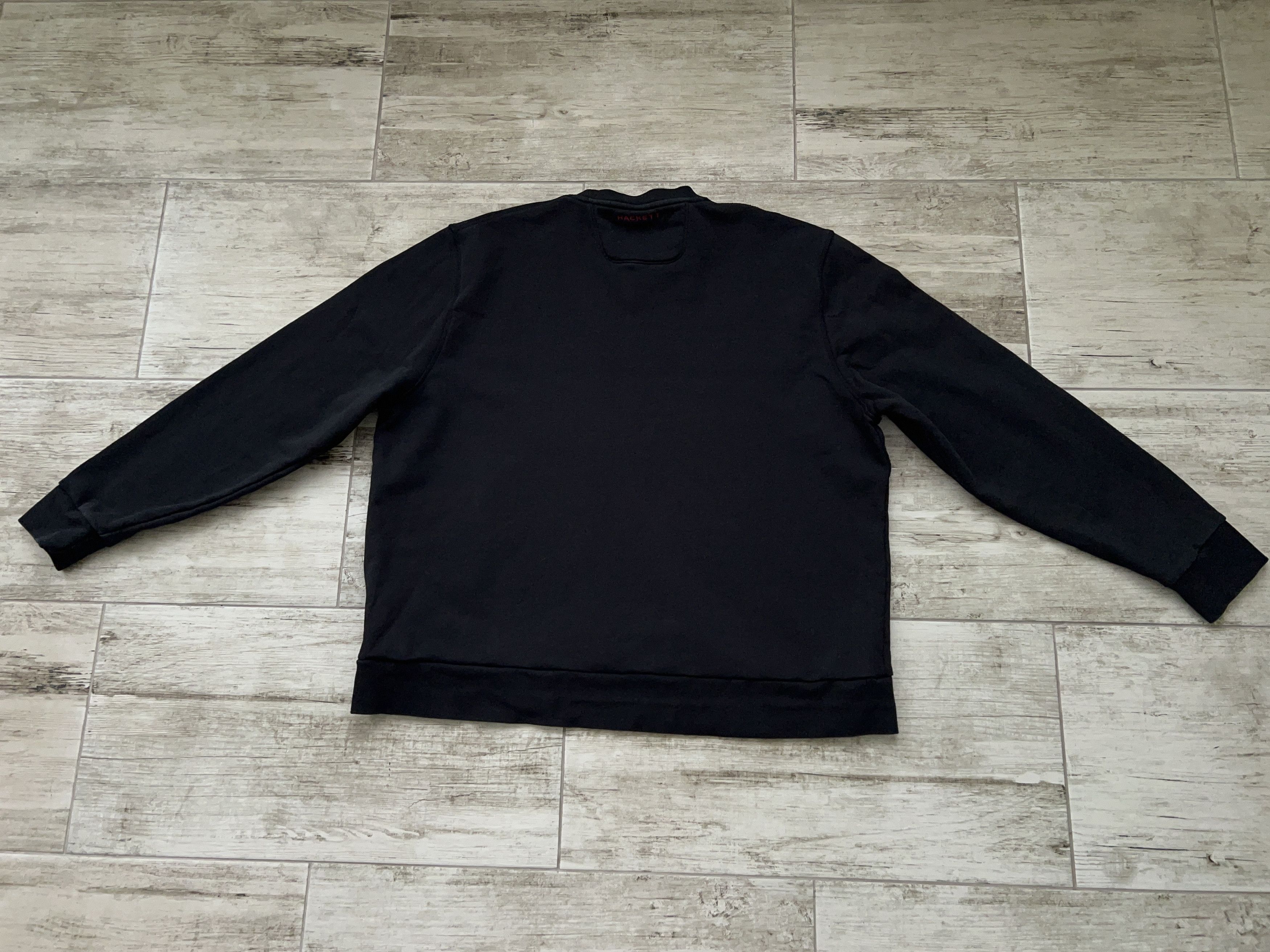 Hackett Mens Hackett London Aston Martin Black Sweatshirt Pullover Size US XXL / EU 58 / 5 - 13 Thumbnail