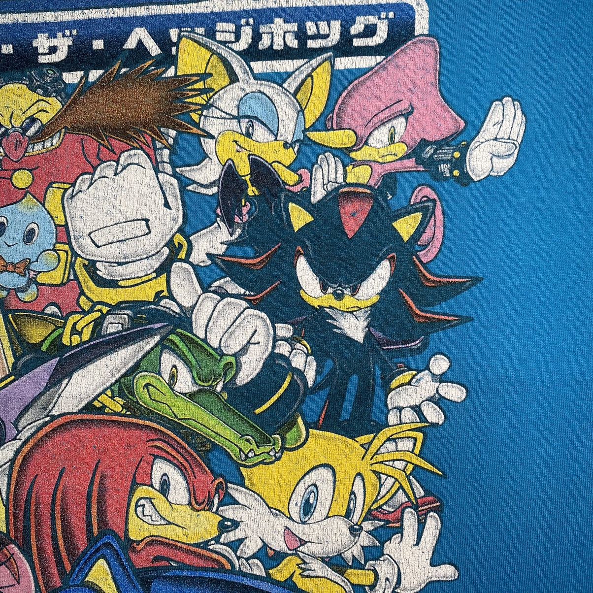 The Game Y2K Sonic The Hedgehog Full Characters Game T Shirt Sega Size US M / EU 48-50 / 2 - 6 Thumbnail