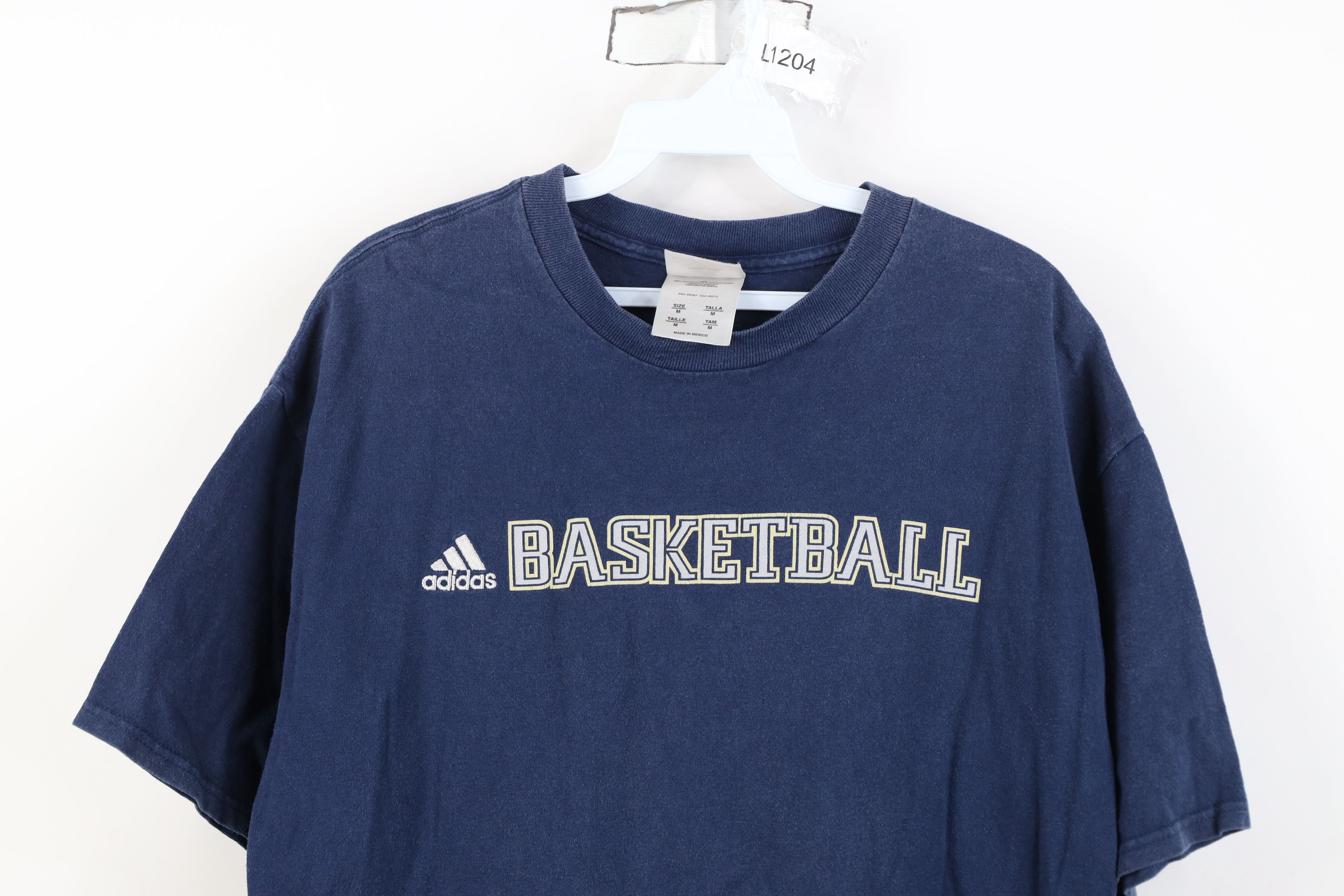 Adidas Vintage Adidas Basketball Spell Out Short Sleeve T-Shirt Size US M / EU 48-50 / 2 - 2 Thumbnail