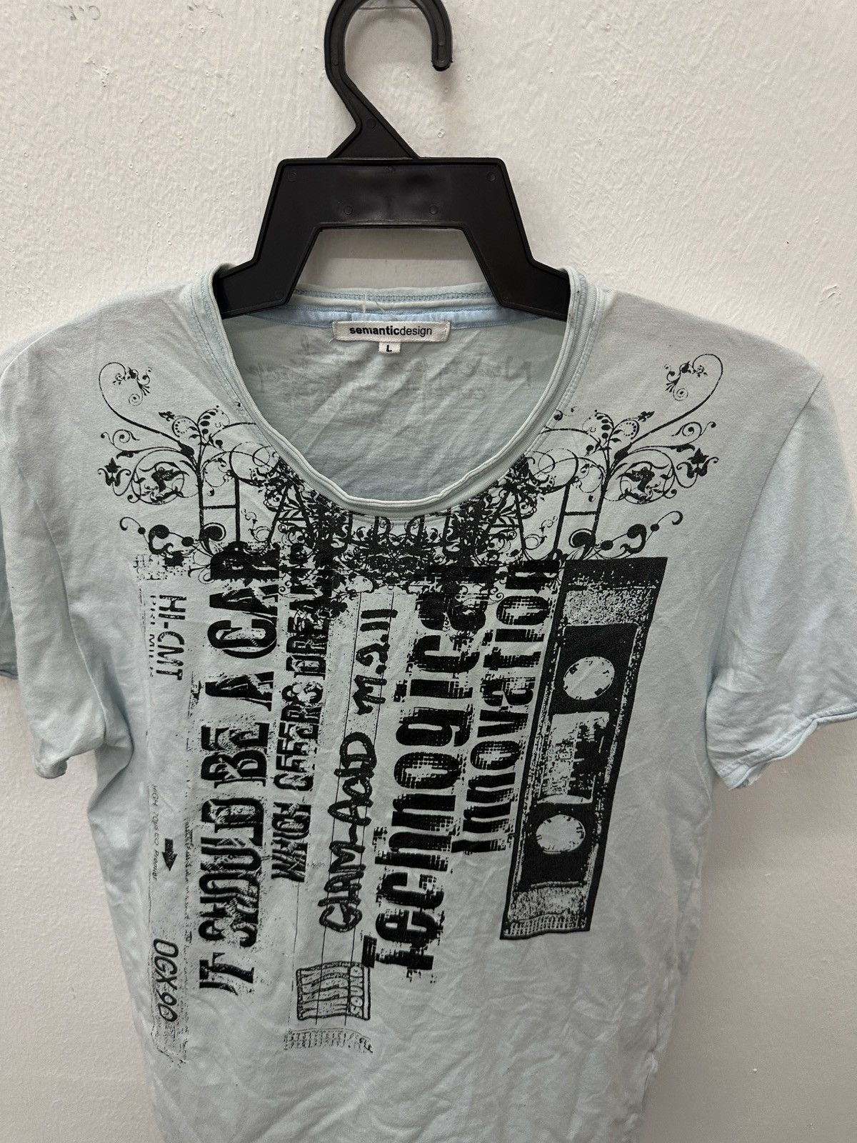 semanticdesign Semanticdesign Japan “Technologist Inovation” Poem T-Shirt Size US M / EU 48-50 / 2 - 12 Thumbnail