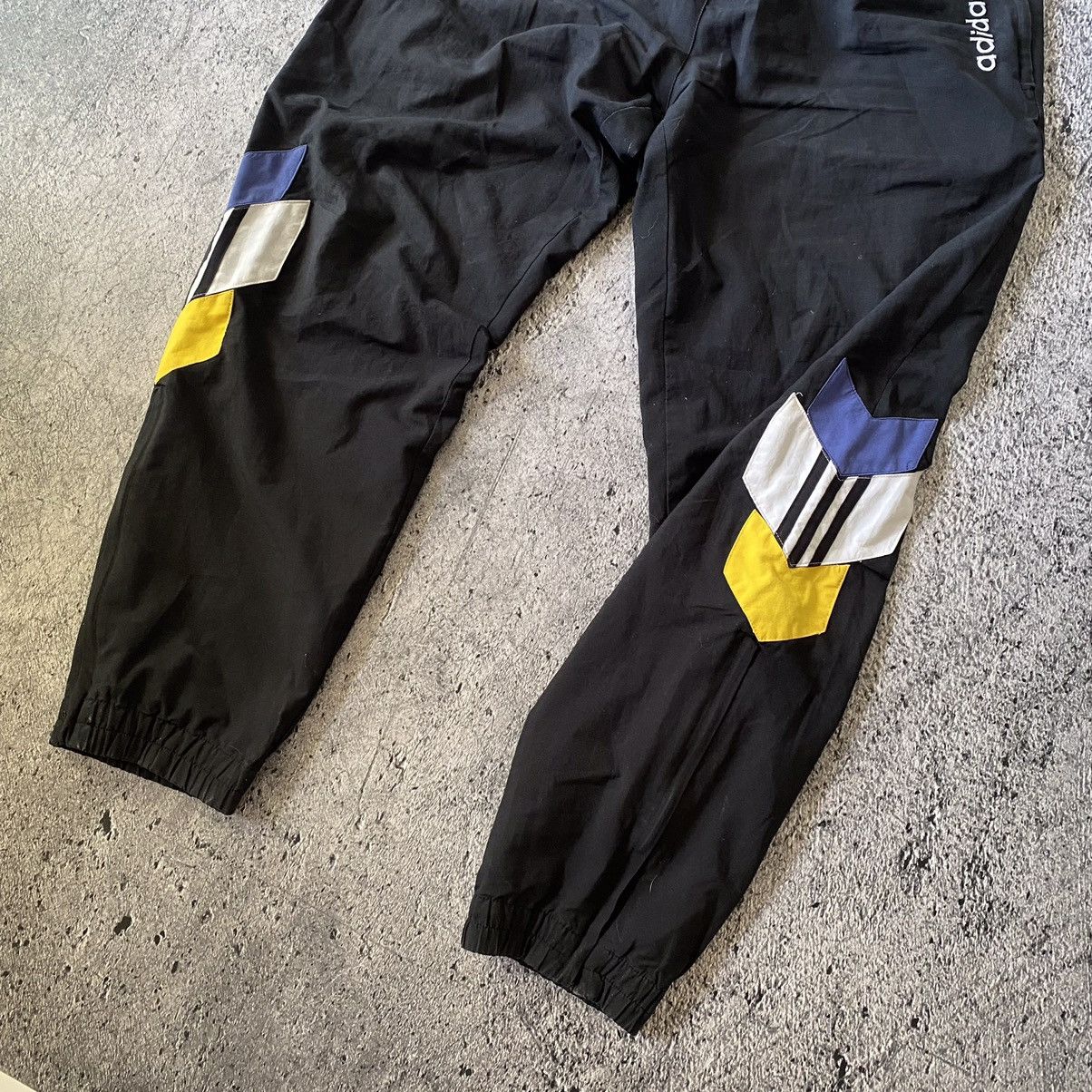 Adidas × Vintage Adidas Nylon Track Pants y2k Baggy Drill Joggers Size US 32 / EU 48 - 3 Thumbnail