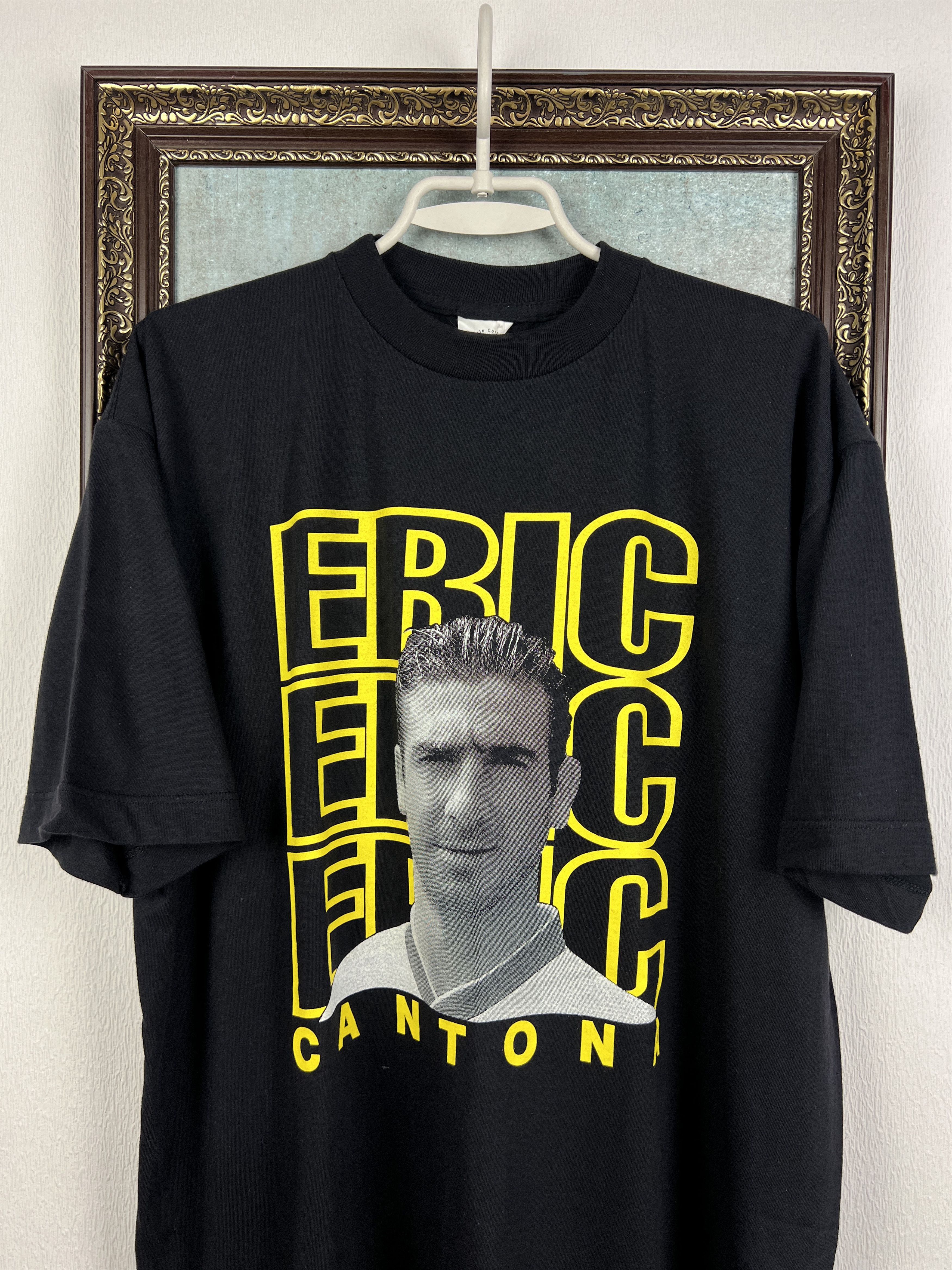 Vintage Vintage Eric Cantona Football Shirt Over Orint Jersey Trikot Size US XL / EU 56 / 4 - 2 Thumbnail