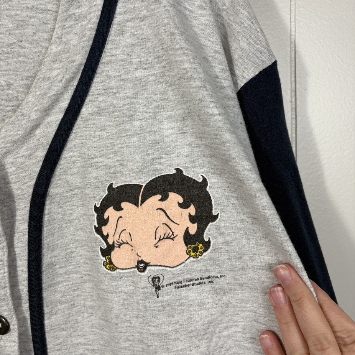 Other Vintage 1993 Betty Boop Button Down Baseball T-Shirt Unisex Size US L / EU 52-54 / 3 - 5 Thumbnail