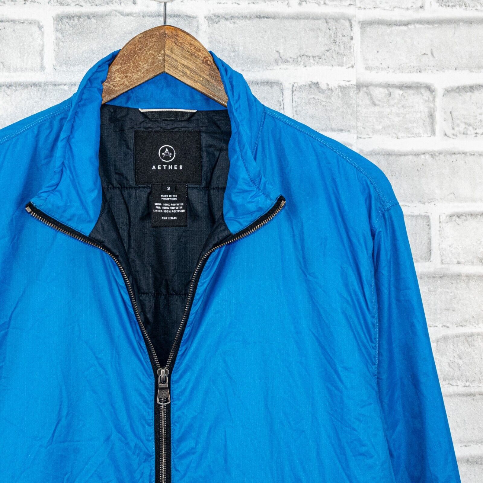Aether Apparel AETHER Men's Packable Shelter Jacket insulated quilted blue Size US L / EU 52-54 / 3 - 8 Thumbnail