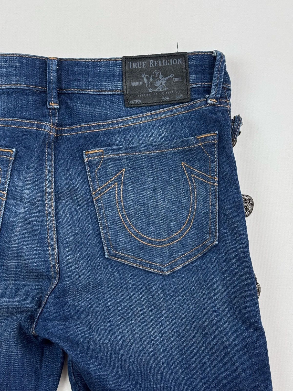 True Religion True Religion Halle Multi Buckle Skinny Women’s Jeans Size 30" / US 8 / IT 44 - 13 Thumbnail