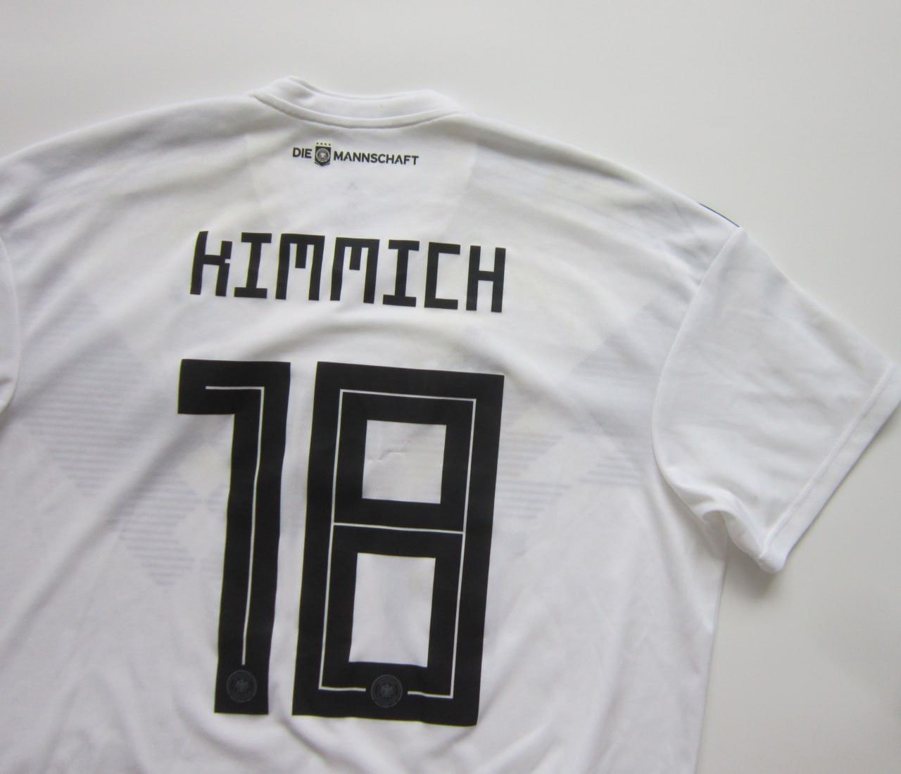 Adidas Adidas Germany Soccer Shirt 2018-2019 Home #18 Kimmich Size US XL / EU 56 / 4 - 5 Thumbnail