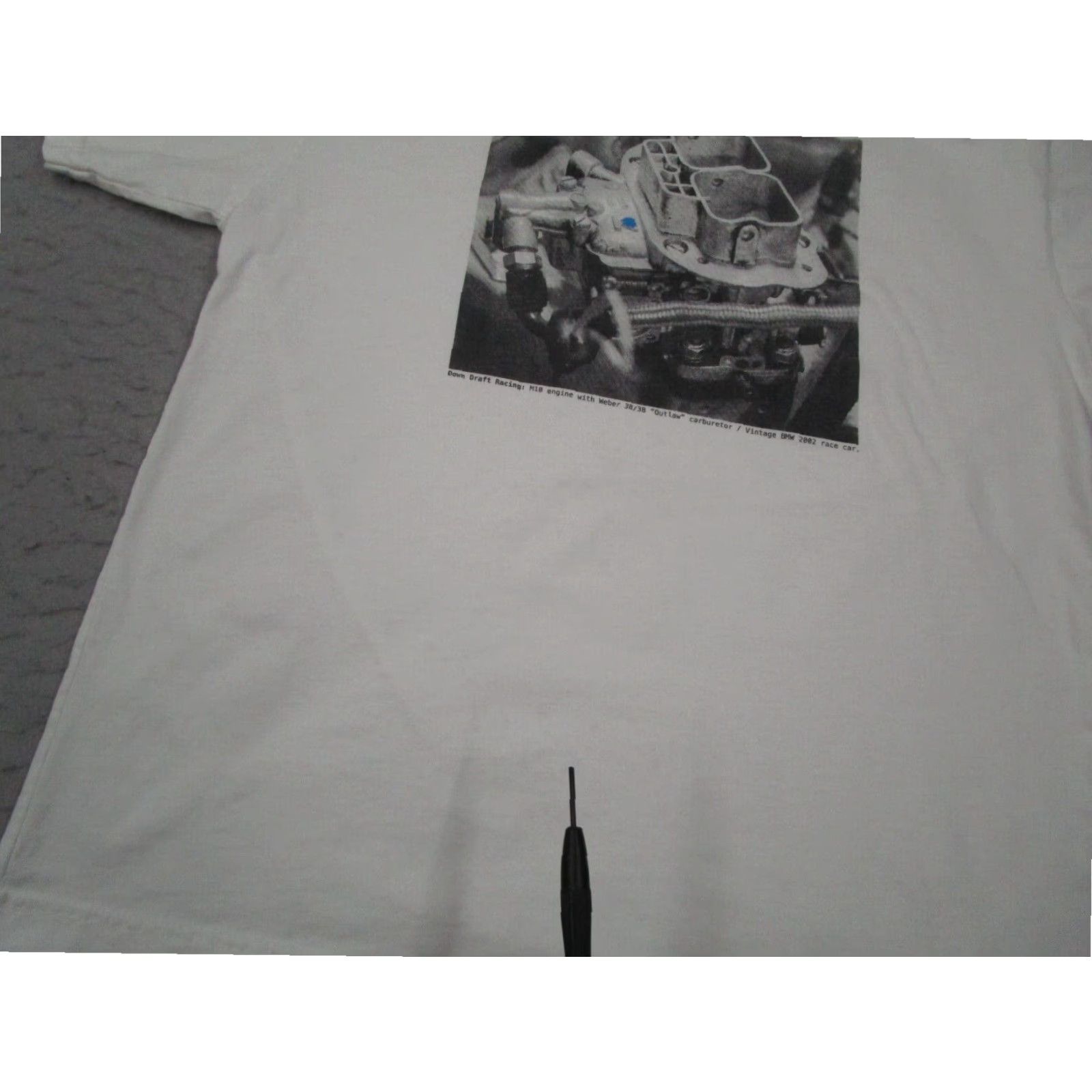Vintage Down Draft Racing Mens White Shirt Medium M Made in USA Size US M / EU 48-50 / 2 - 5 Thumbnail