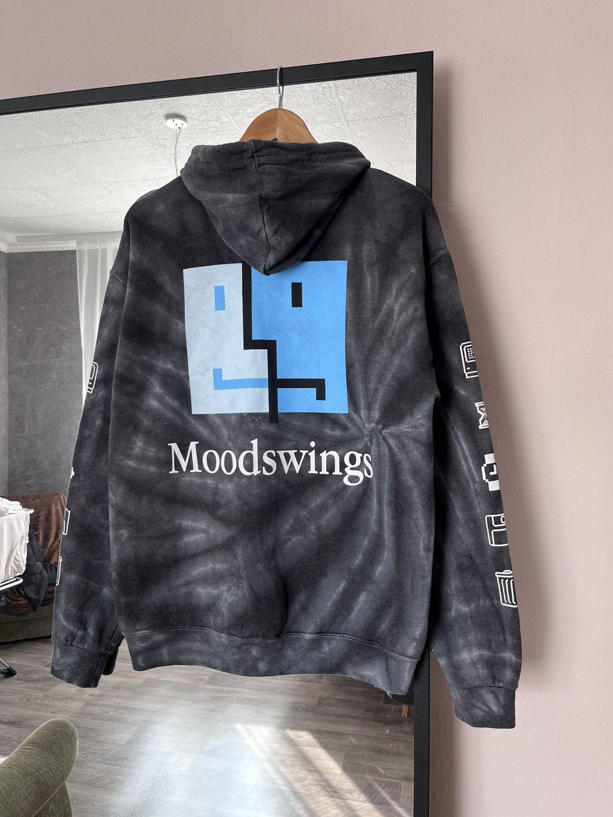 Other Mood Swings Full Zip Grey Tie Dye Hoodie Size US M / EU 48-50 / 2 - 2 Thumbnail