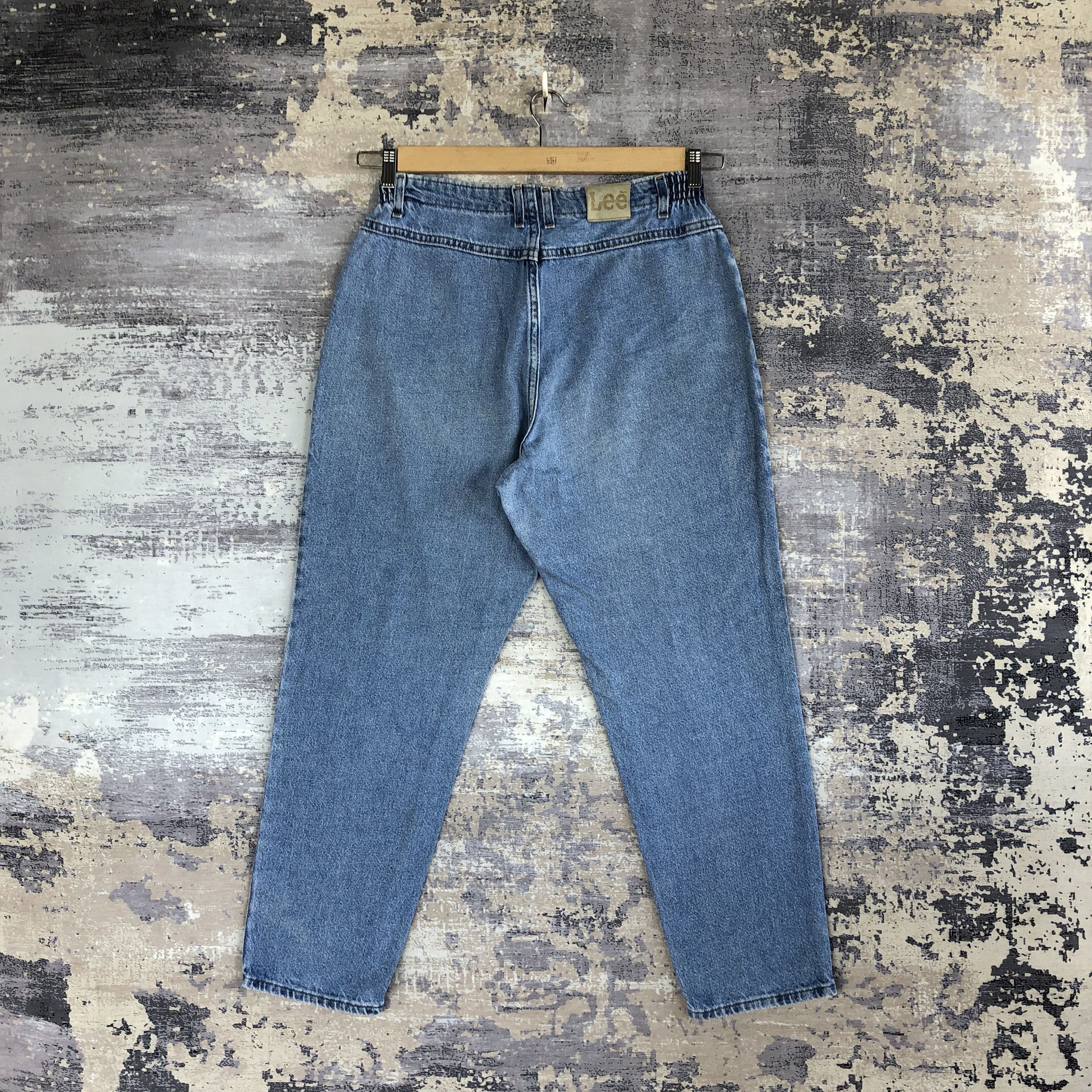 Lee Vintage 90s Lee Sun Faded Jeans Baggy Lee Faded Blue Denim Size US 30 / EU 46 - 2 Thumbnail