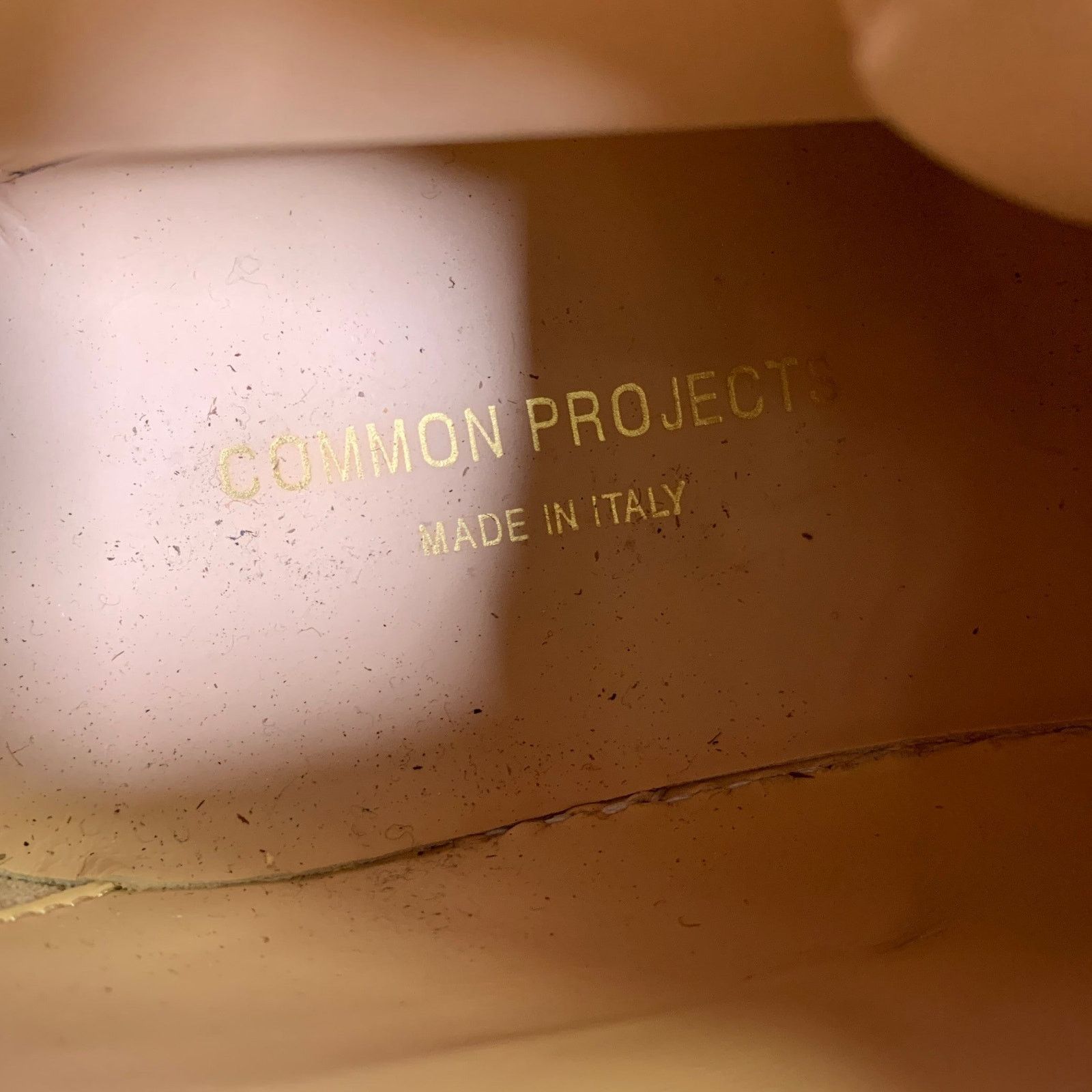 Common Projects COMMON PROJECTS Size 8 Peach Leather High Top Sneakers Size US 8 / EU 41 - 7 Thumbnail
