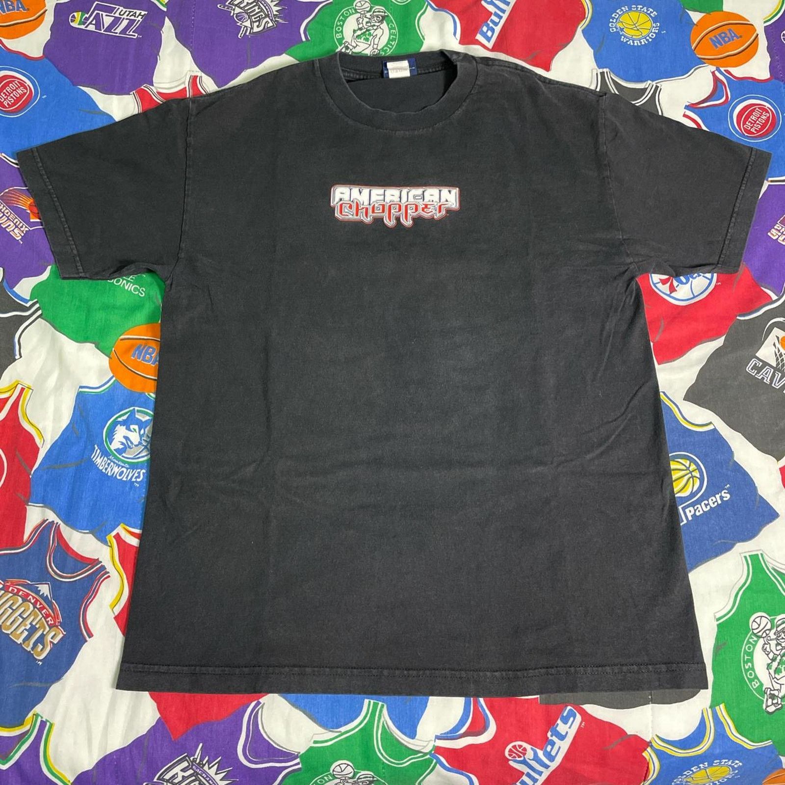 Harley Davidson × Vintage Vintage Y2K 2004 American Chopper Biker Rally Grunge Tee Size US L / EU 52-54 / 3 - 2 Thumbnail