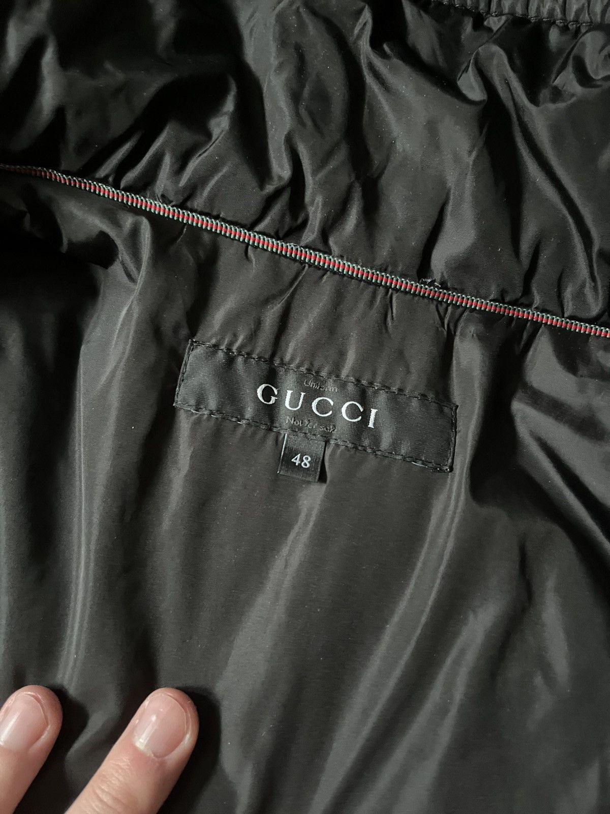 Gucci Gucci black technical windbreaker nylon jacket Size US M / EU 48-50 / 2 - 10 Thumbnail