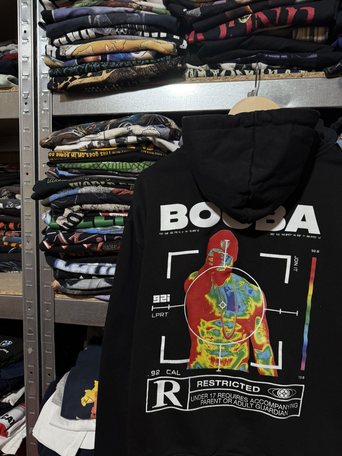 Designer × Rap Tees Rare Booba 92i Records Hip Hop Rap Hoodie Y2K Hype Size US M / EU 48-50 / 2 - 4 Thumbnail