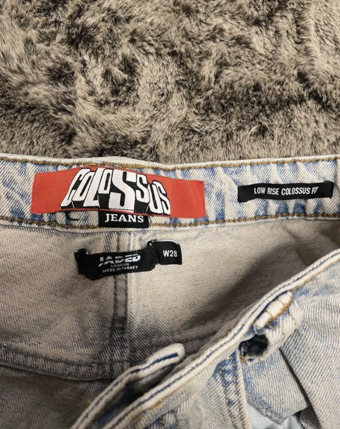 Jaded London Jaded London Baggy Skater Jeans Washed Denim Streetwear Size 26" / US 2 / IT 38 - 2 Thumbnail