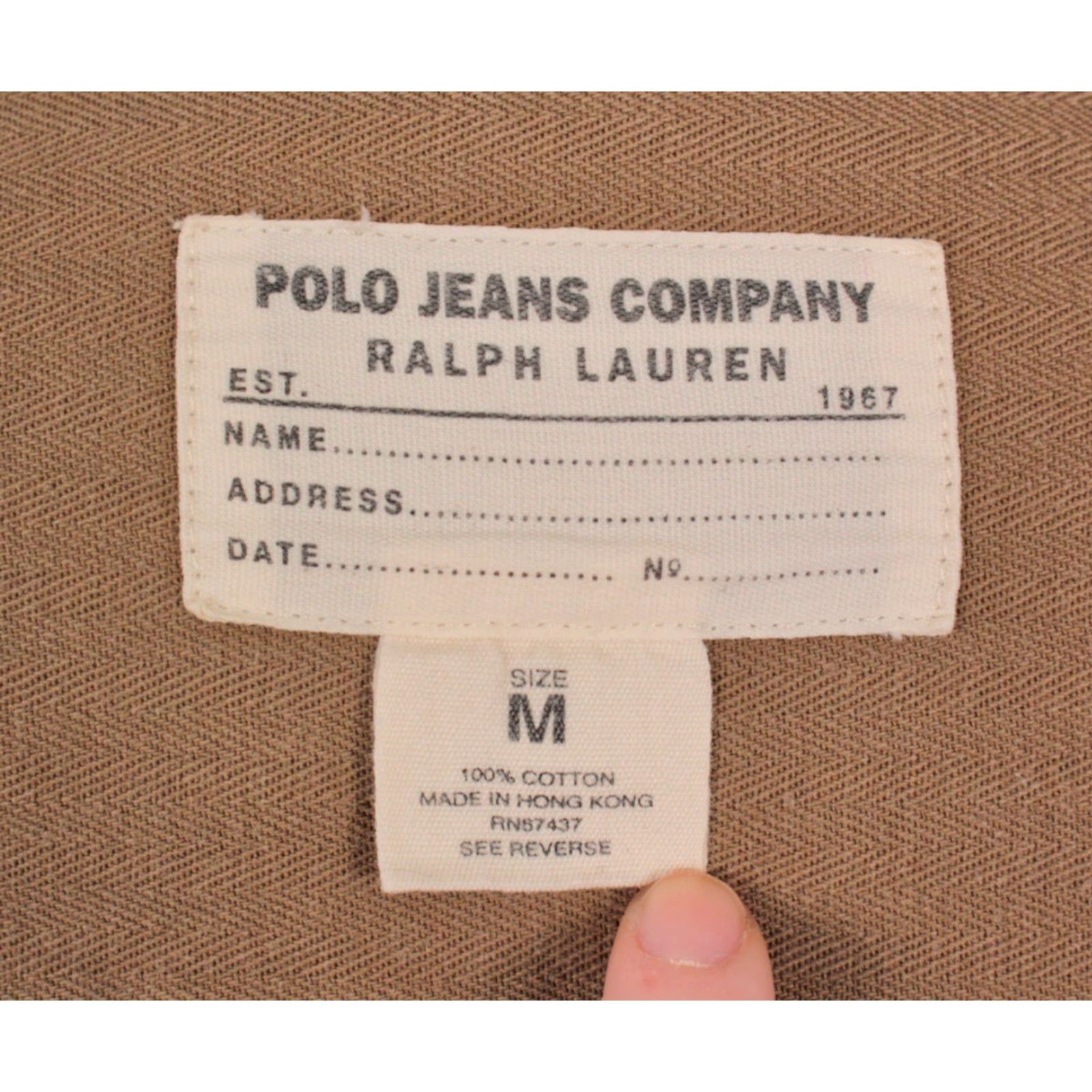 Polo Ralph Lauren VTG Polo Ralph Lauren HBT Shirt M Mens Polo Ralph Lauren Shirt HBT Size US M / EU 48-50 / 2 - 4 Thumbnail