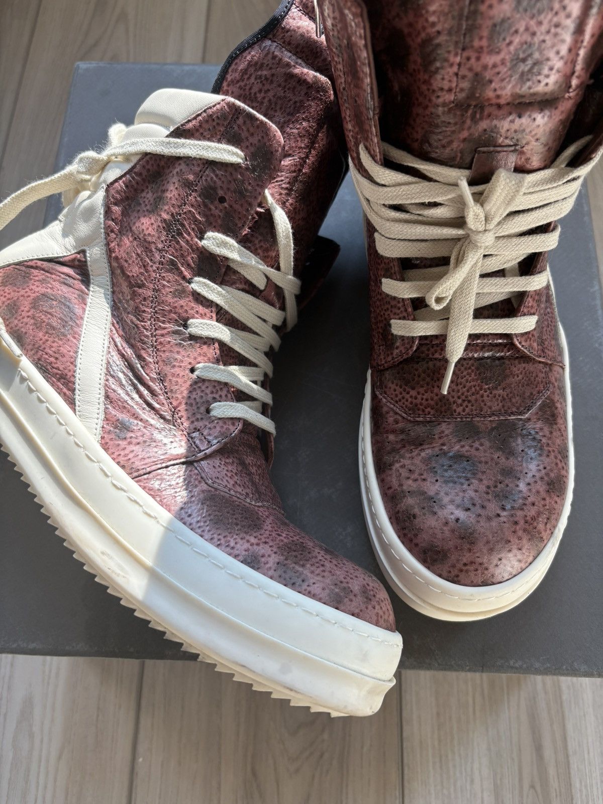 Rick Owens Rick Owens Geobasket Burnt Pink Size US 8 / IT 38 - 5 Thumbnail