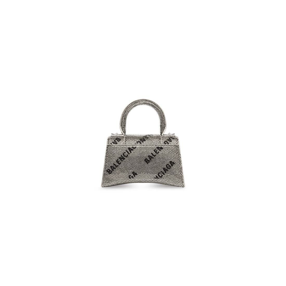 Balenciaga o1tr1nto0725 Size: OS / Hourglass XS Handbag With Chain Size ONE SIZE - 4 Thumbnail