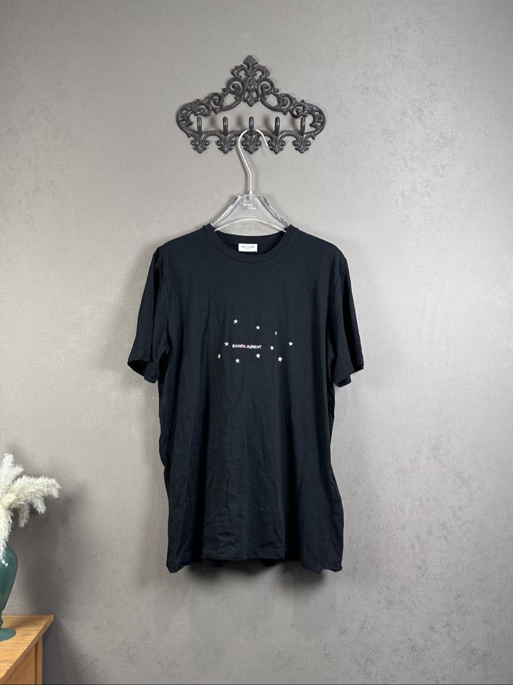 Saint Laurent Paris Saint Laurent Star Print T-Shirt Size S Size US S / EU 44-46 / 1 - 1 Thumbnail