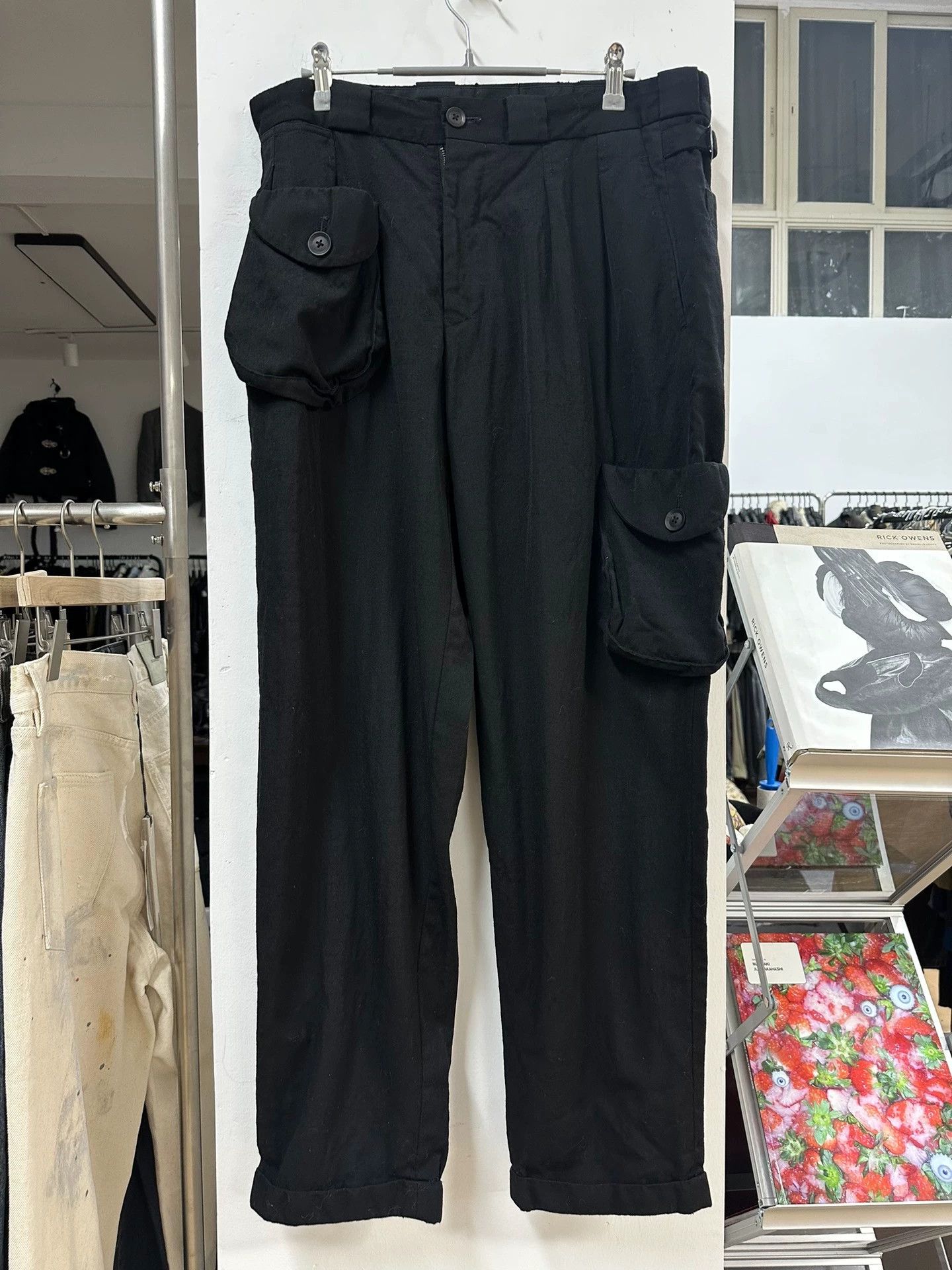 Yohji Yamamoto YOHJI YAMAMOTO POUR HOMME Pouch Trousers 3 (84/99) Size US 34 / EU 50 - 1 Thumbnail