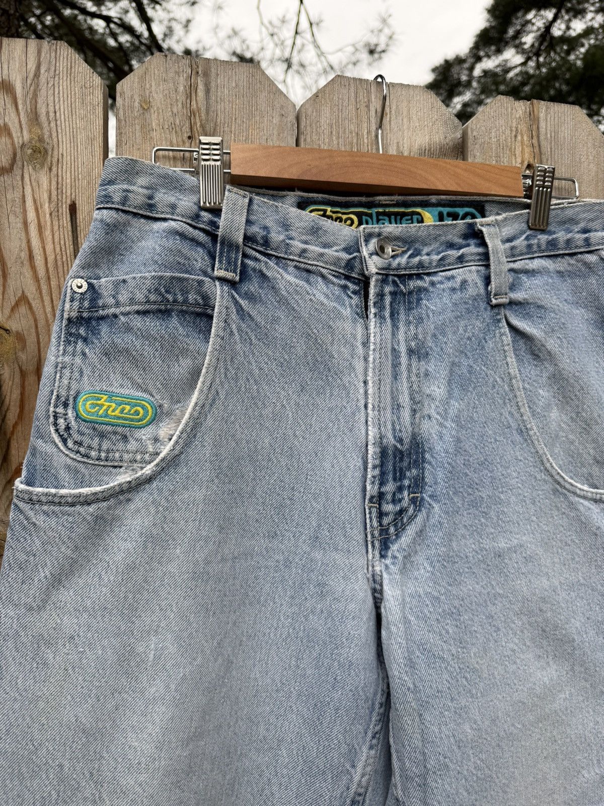 JNCO Vintage JNCO Player 170 Blue Denim Jeans USA Men’s 32X30 Size US 32 / EU 48 - 4 Thumbnail