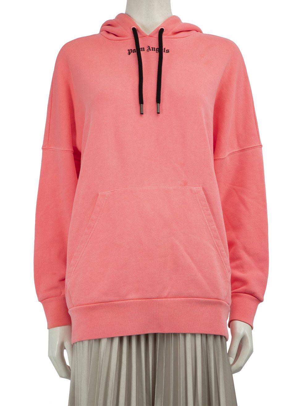 Palm Angels Neon Pink Logo Hoodie Grailed